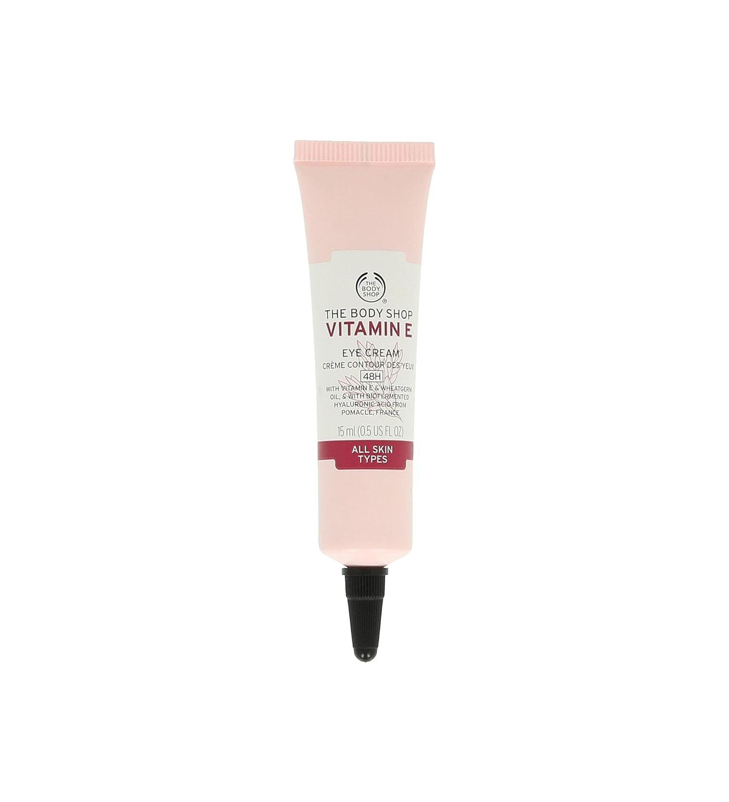 Buy The Body Shop Unisex Eye Cream Vitamin E 15 ml - Hydrating & Nourishing | International Shipping - Buy Online on SooperMarket.com