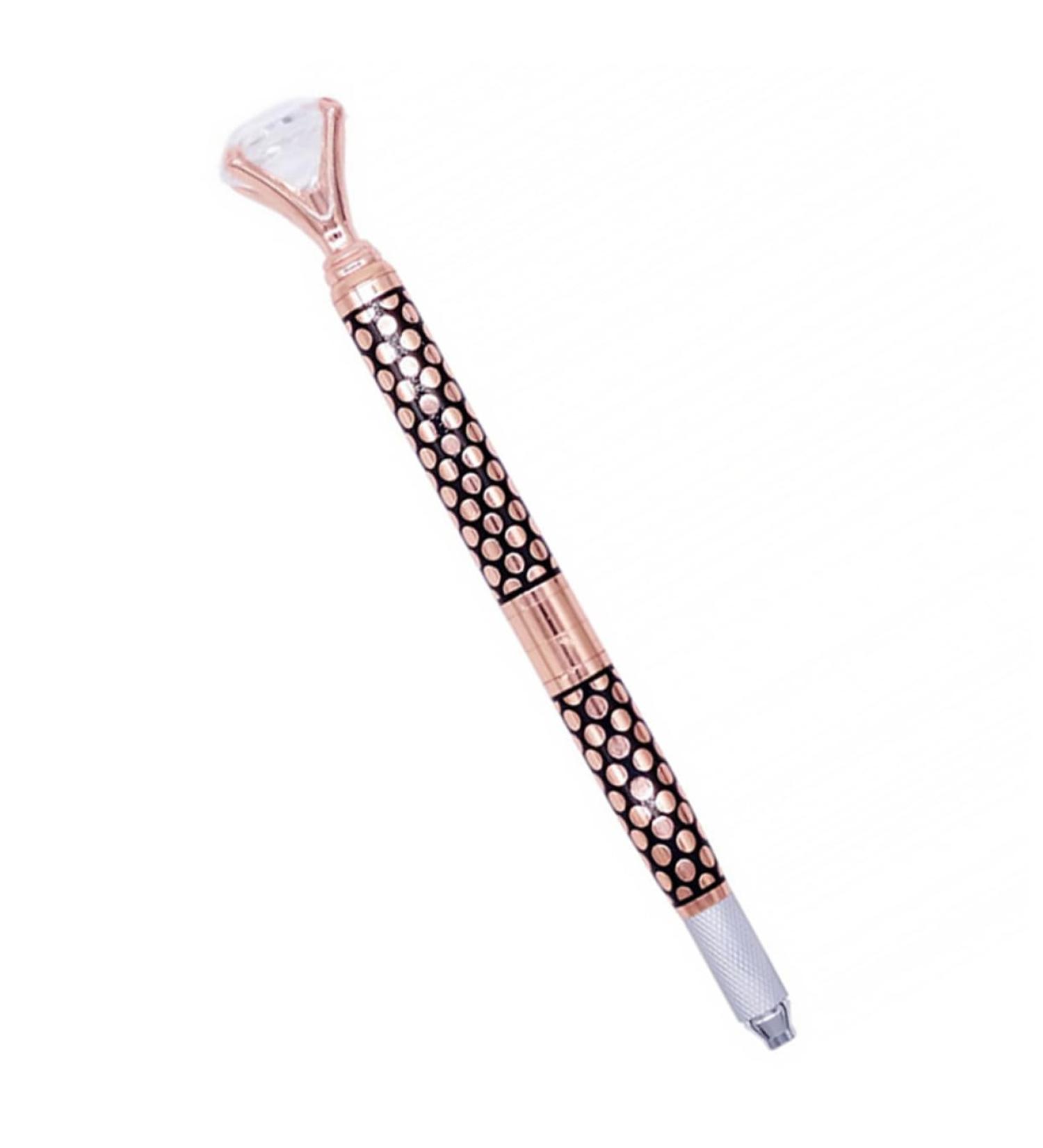WOONEKY 3 Embroidery Pen Eyebrow Pen Brow Pencil Embroidered Pen Permanent Pen Golden Crystal - Buy Online on SooperMarket.com