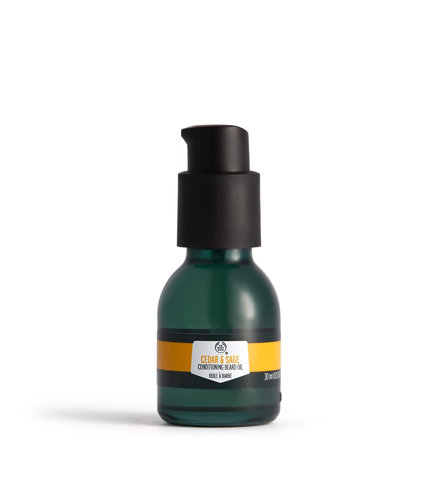 The Body Shop Cedar & Sage Beard Oil - Nourishing Conditioning Formula - Buy Online on SooperMarket.com