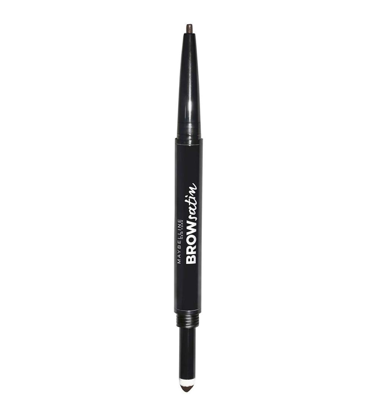 Maybelline Satin Brow Pencil - Dark Brown 9g | Long-Lasting Definition & Shape - Buy Online on SooperMarket.com