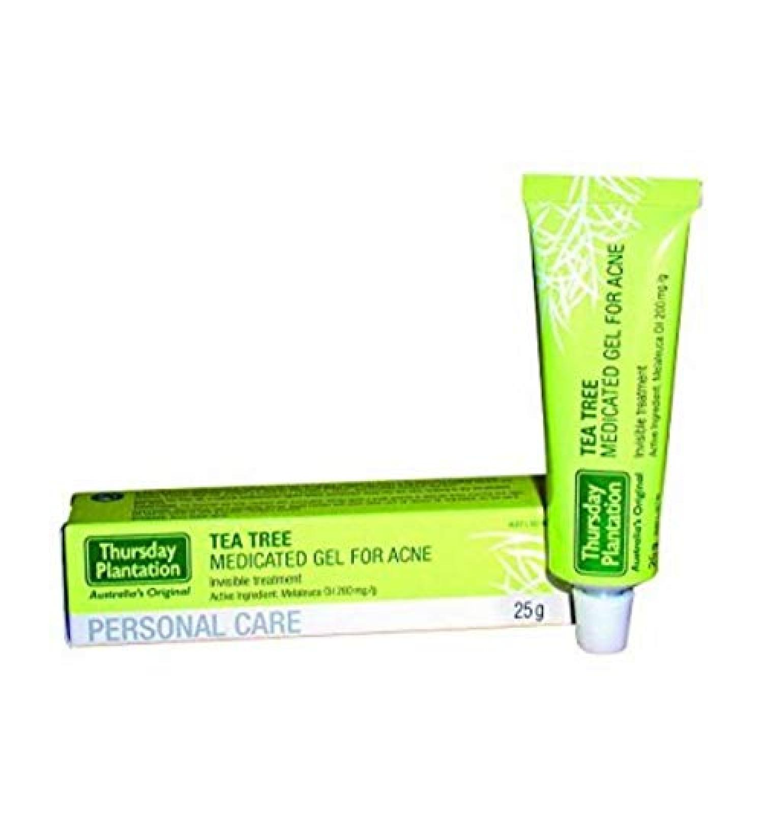 Thursday Plantation Tea Tree Medicated Gel for Acne 25g - Targeted Treatment for Clear Skin - Buy Online on SooperMarket.com