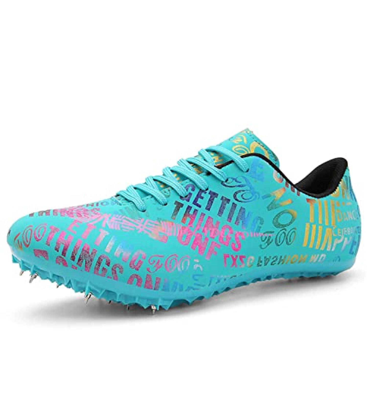 Men's Track and Field Shoes | Breathable Comfortable Racing Spikes | Maylrvjv 10 19green - Buy Online on SooperMarket.com