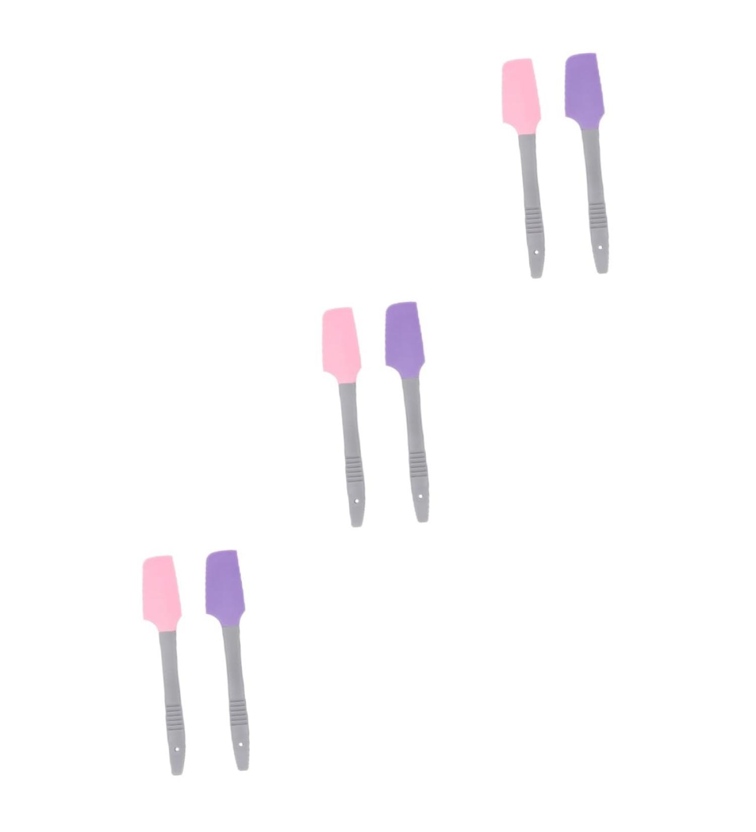 Fomiyes 6 STK Silicone Wax Spatula Set - Practical Tool for Applying Wax | Durable Wide Wax Sticks for All Your Waxing Needs - Buy Online on SooperMarket.com