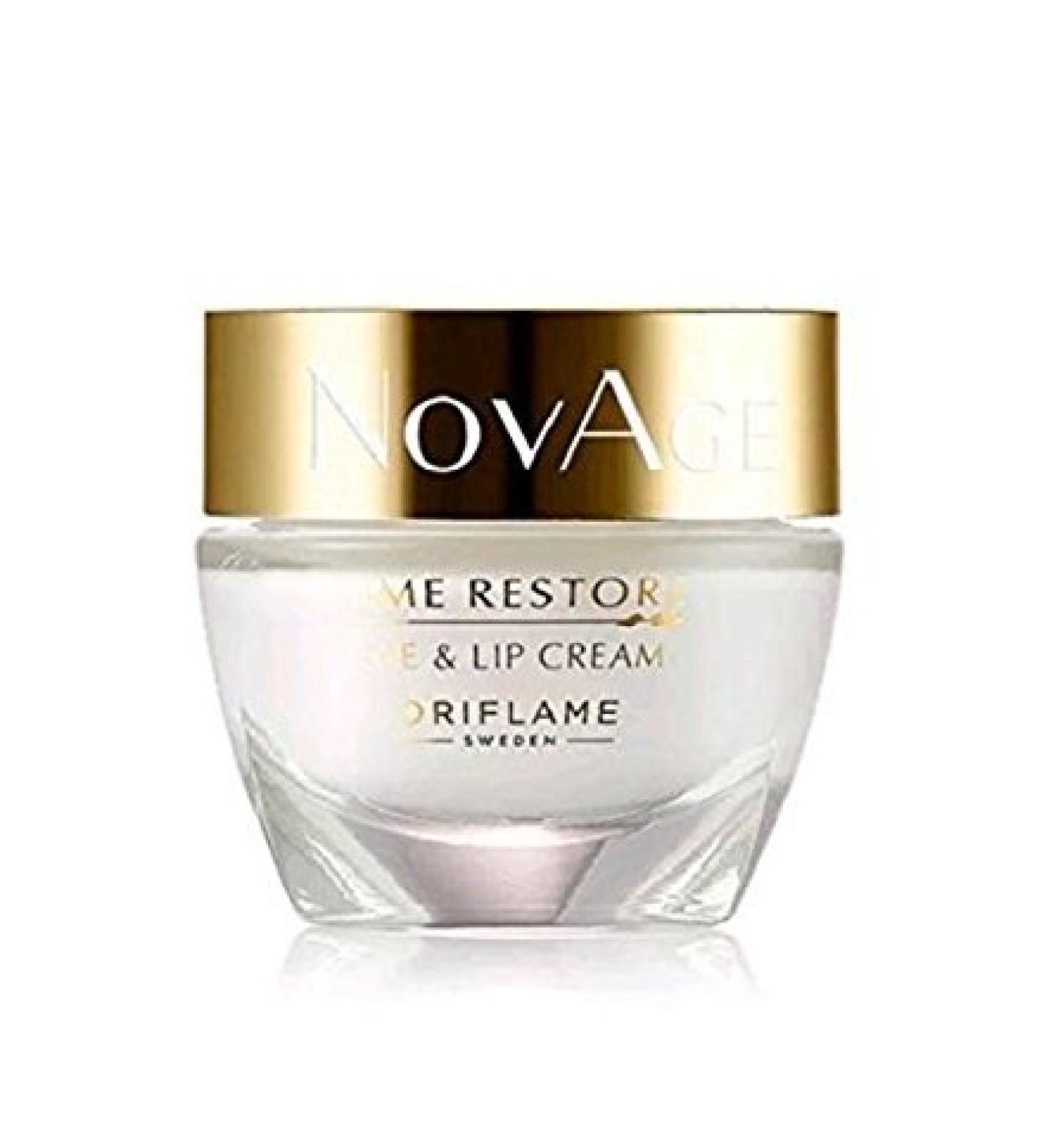 Oriflame Novage Time Restore Eye & Lip Cream 50+ 15ml Sweden