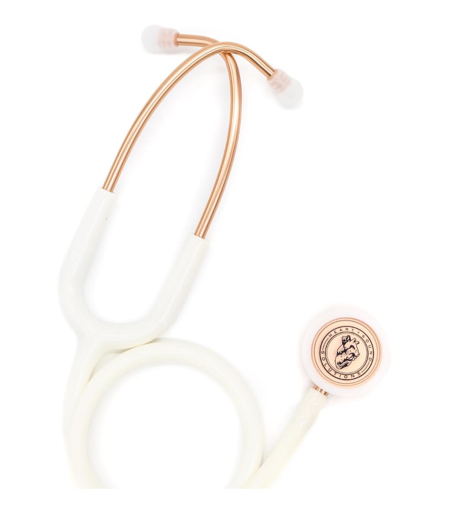 Premium Dual-Head Stethoscope for Nurses & Doctors | Gold Rose Gold Adult-Pediatric | Essential Nurse Accessories | Latex-Free Tubing - Buy Online on SooperMarket.com