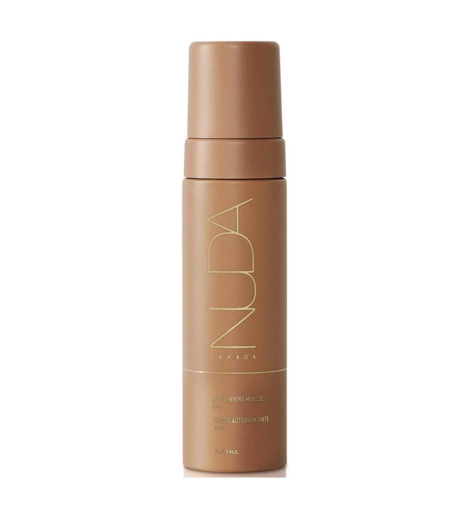 Nuda Self Tanning Mousse | Lightweight & Cruelty-Free Sunless Tanner | Dark Bronzing Lotion - 190mL - Buy Online on SooperMarket.com