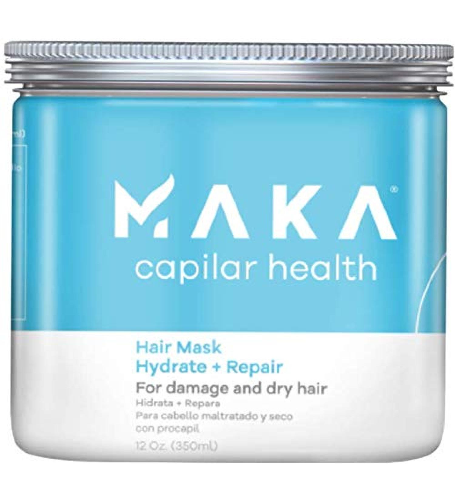 Maka Capilar Health Hydrating Hair Mask - Repair Damaged & Dry Hair - 12 Fl oz - Buy Online on SooperMarket.com