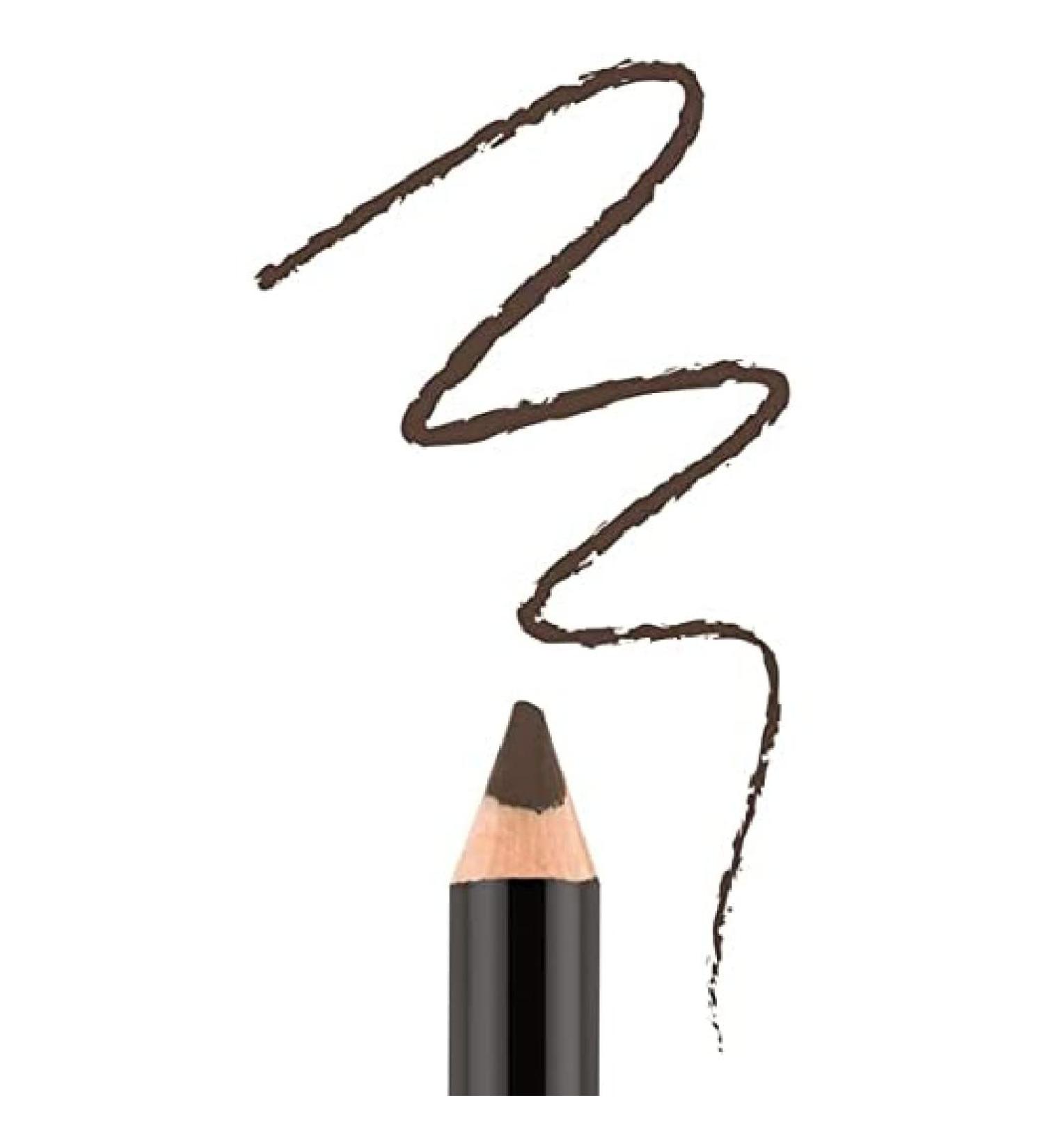 Bodyography Cream Eye Pencil (Black Walnut): Dark Brown Salon Wooden Waterproof Makeup Pencil w/ Coconut Oil | Long-Wearing  Cruelty-Free  Gluten-Free  Paraben-Free