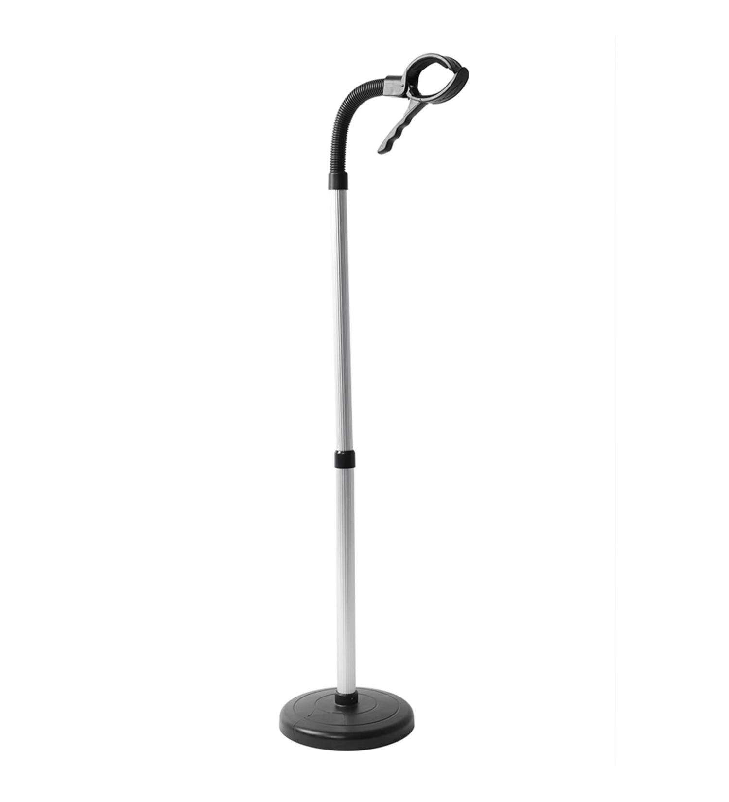 Hands-Free Hair Dryer Holder Stand - Adjustable 360 Stainless Steel Blow Dryer Stand for Bathroom | International Shipping - Buy Online on SooperMarket.com