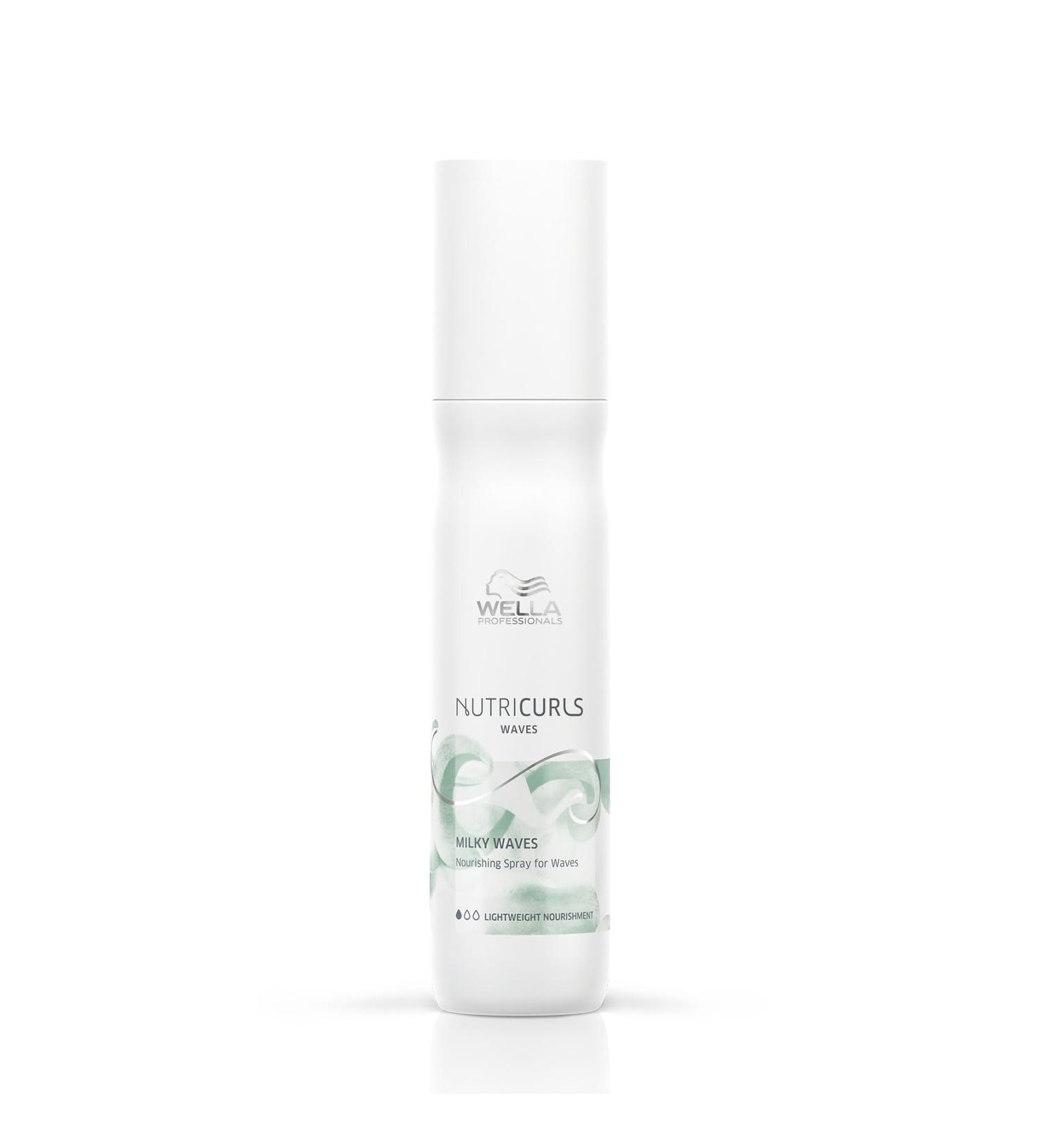 Wella Professionals Nutricurls Milky Waves| Milky Leave-In Spray for Wavy Hair| 5.07 Fl Oz - Buy Online on SooperMarket.com