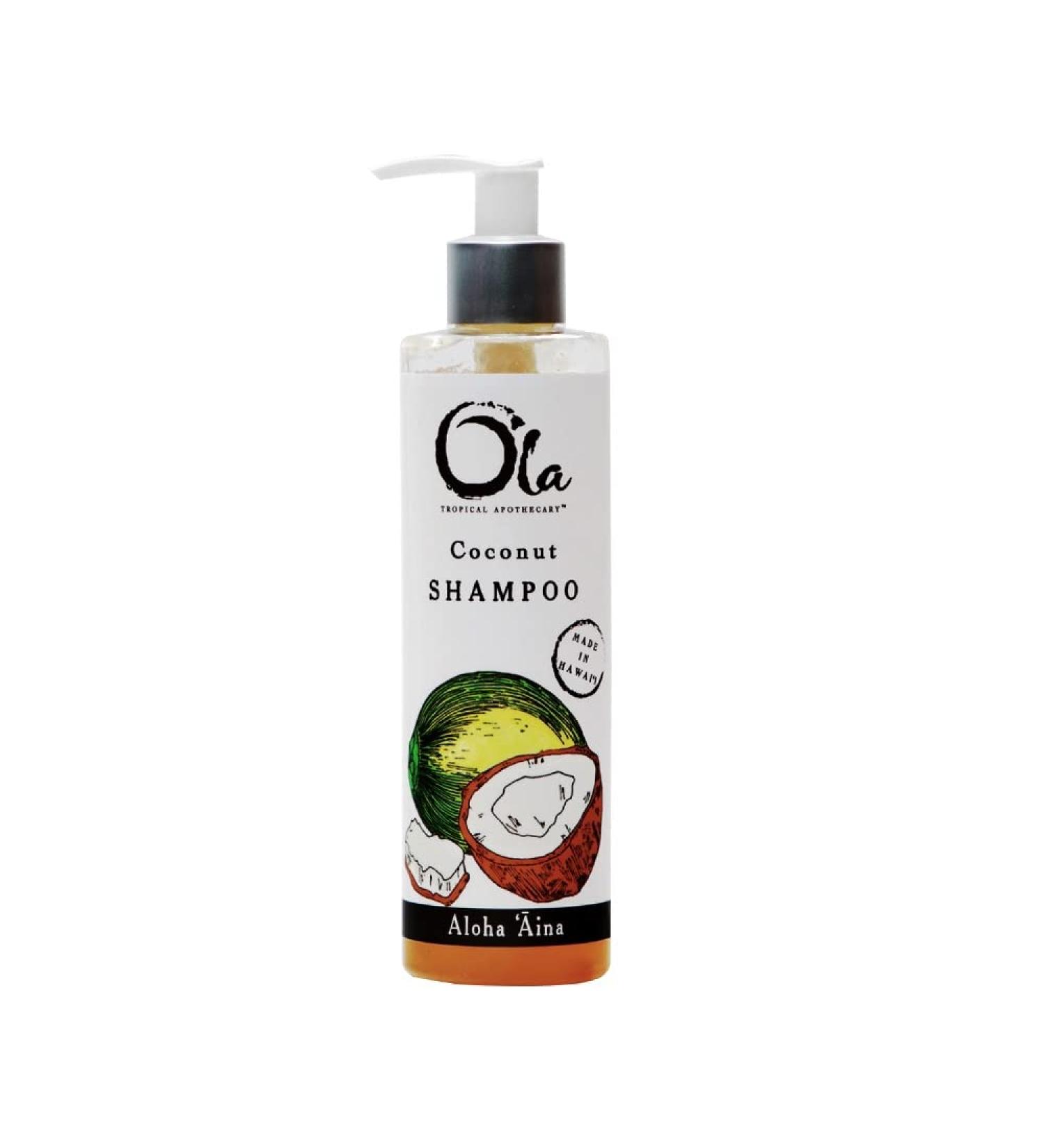 Ola Coconut Organic Shampoo - 8 fl oz | Natural Hair Care | International Shipping Available - Buy Online on SooperMarket.com