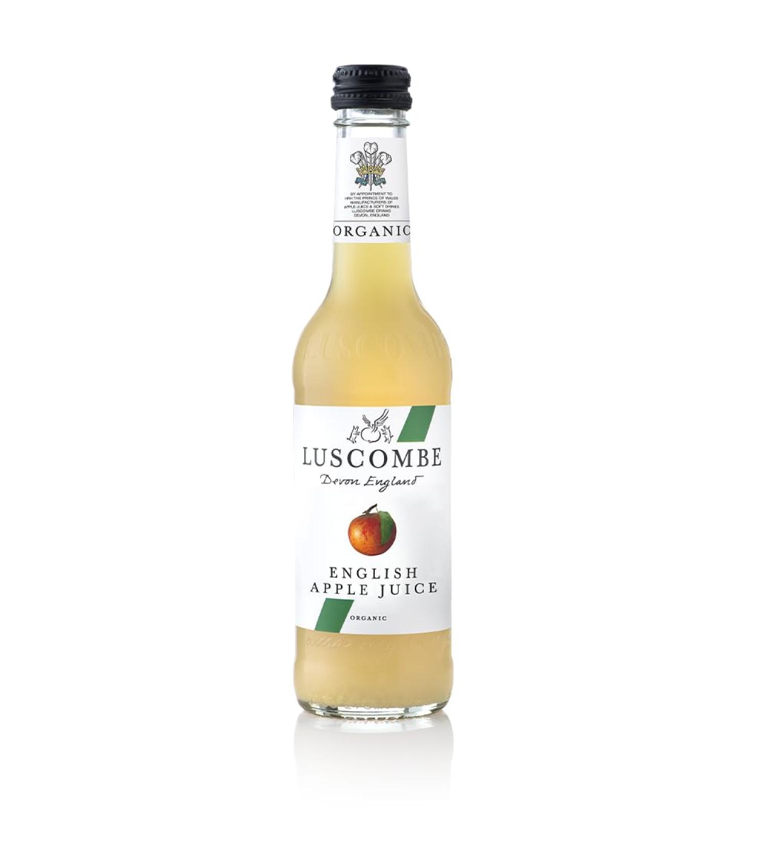 Luscombe Organic Apple Juice (12x27cl) - Natural Ingredients, No Added Sugar, Vegan & Gluten Free - Rich in Vitamin C - Buy Online on SooperMarket.com