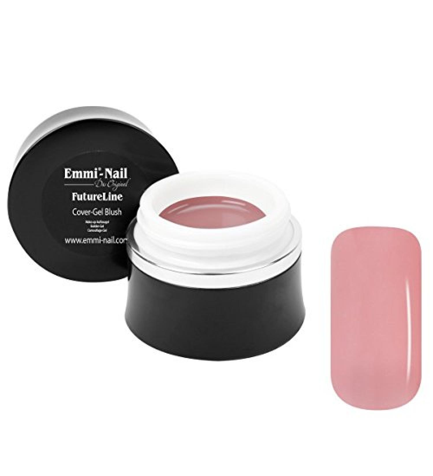 Emmi nail futureline cover gel blush i led uv builder gel i for stable nail modeling i dickviskos i concealed spots & beauty error i 30ml 30 ml (1 Pack) cover gel blush