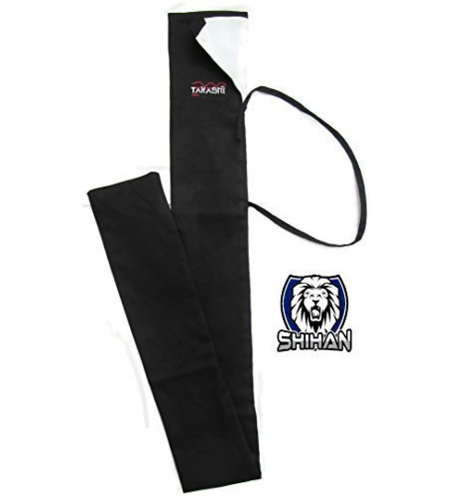 Sword Aikido Carry Case Nihont Japanese Shihan TRAINING BOKKEN Japanese Samurai Sword Katana CLOTH Sword Bag Carrying Case Warriors Black