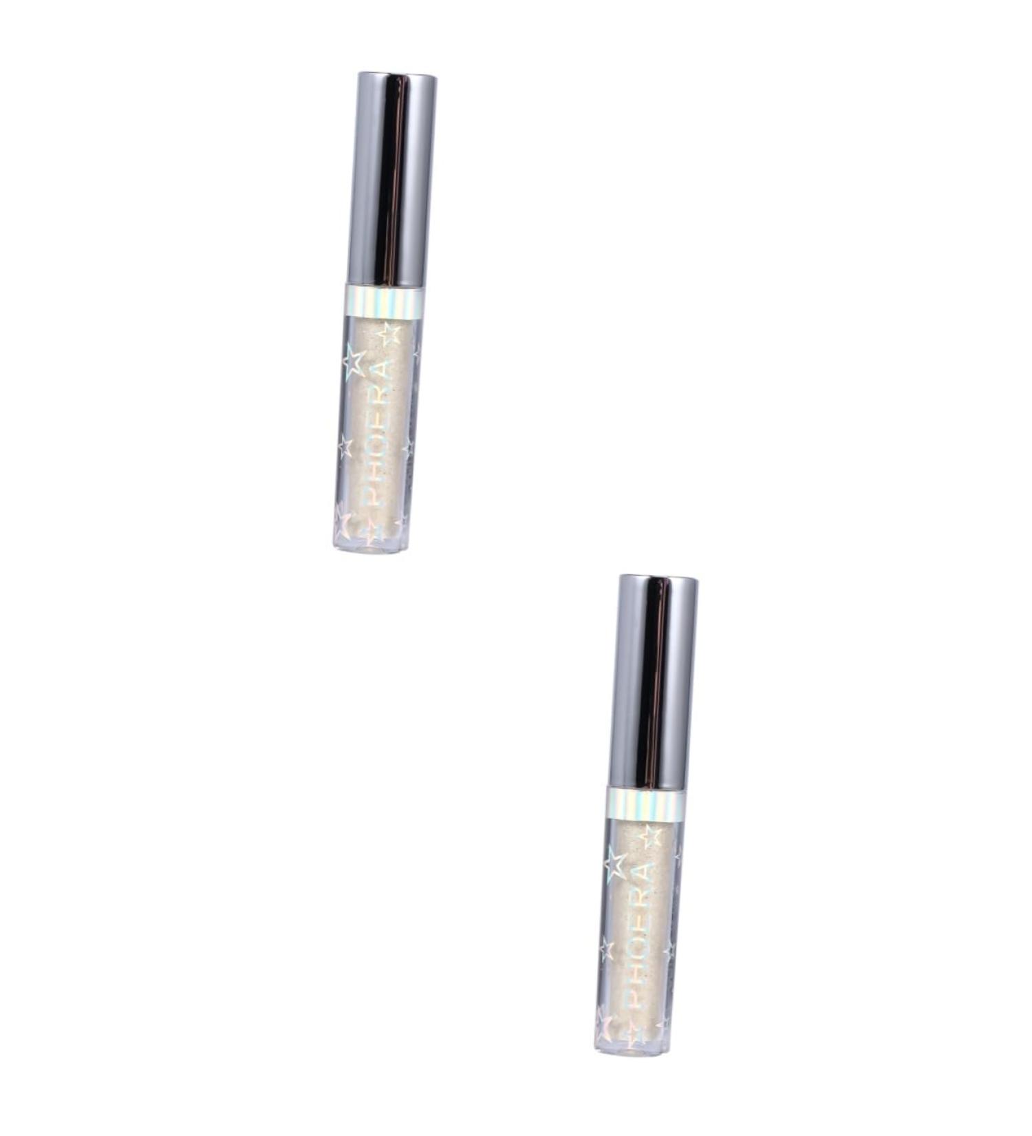 PLAFOPE 2pcs Liquid Eyeshadow Glitter Liquid Eyeliners Glitter Eyeliner Sparkling Eyeliner Glow Golden - Buy Online on SooperMarket.com