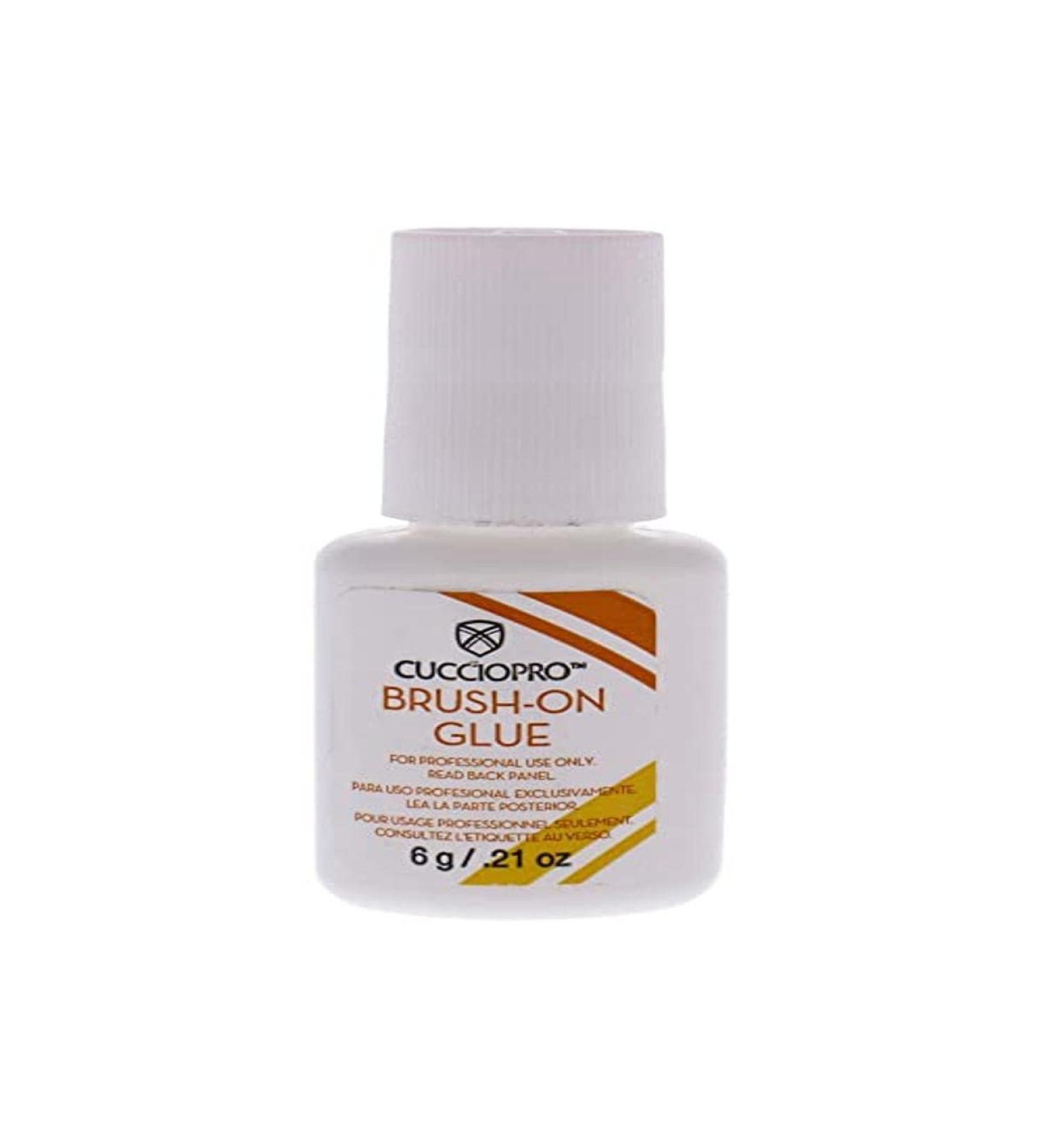 Cuccio Pro - Brush-On Glue - for Women - Nail Glue - 0.21 oz