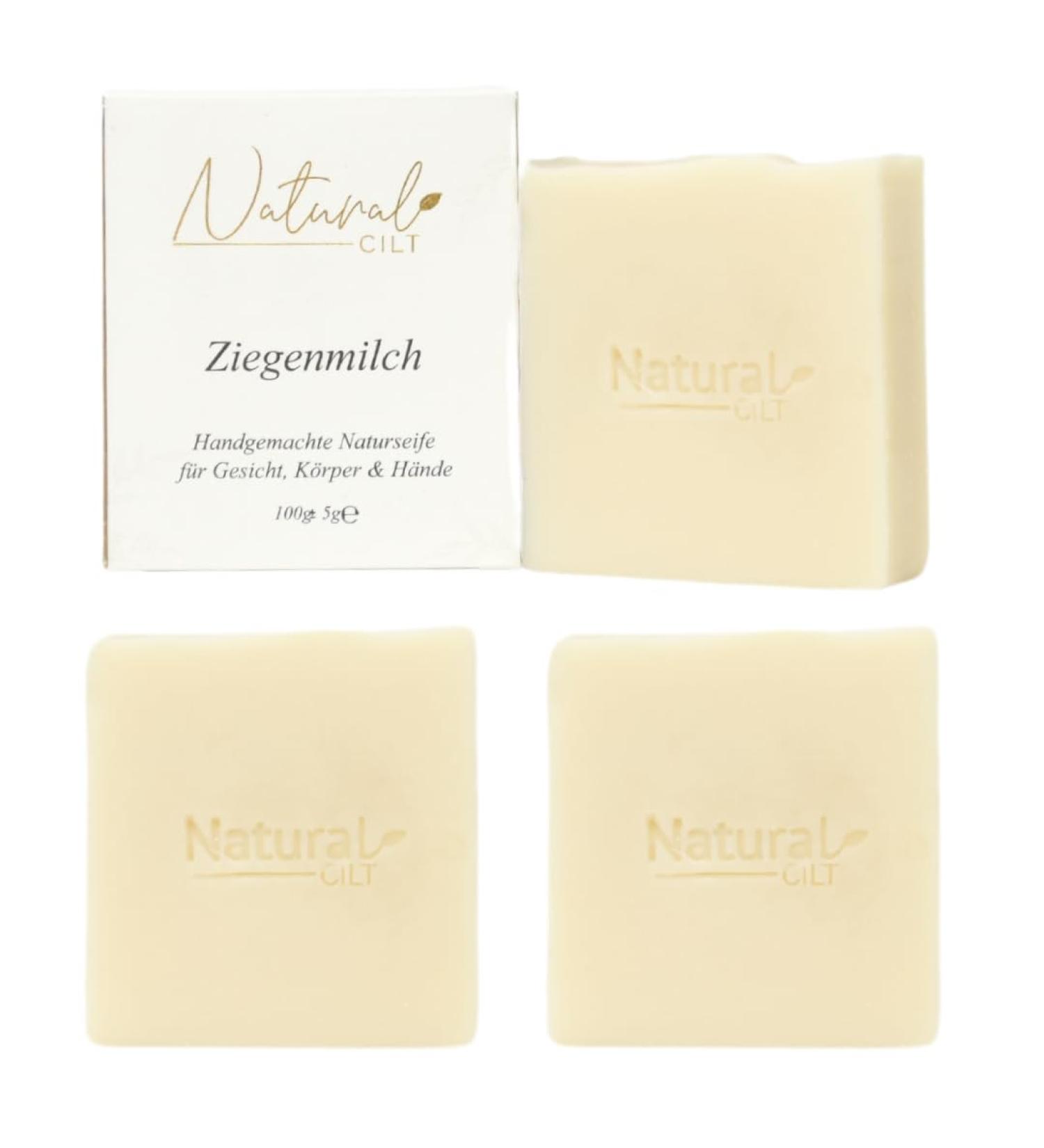 100% Natural Goat Milk Soap - 3x Handmade Certified & Safe for All Skin Types - 100g Pack - Perfect Shower Gel for Your Skin - Buy Online on SooperMarket.com