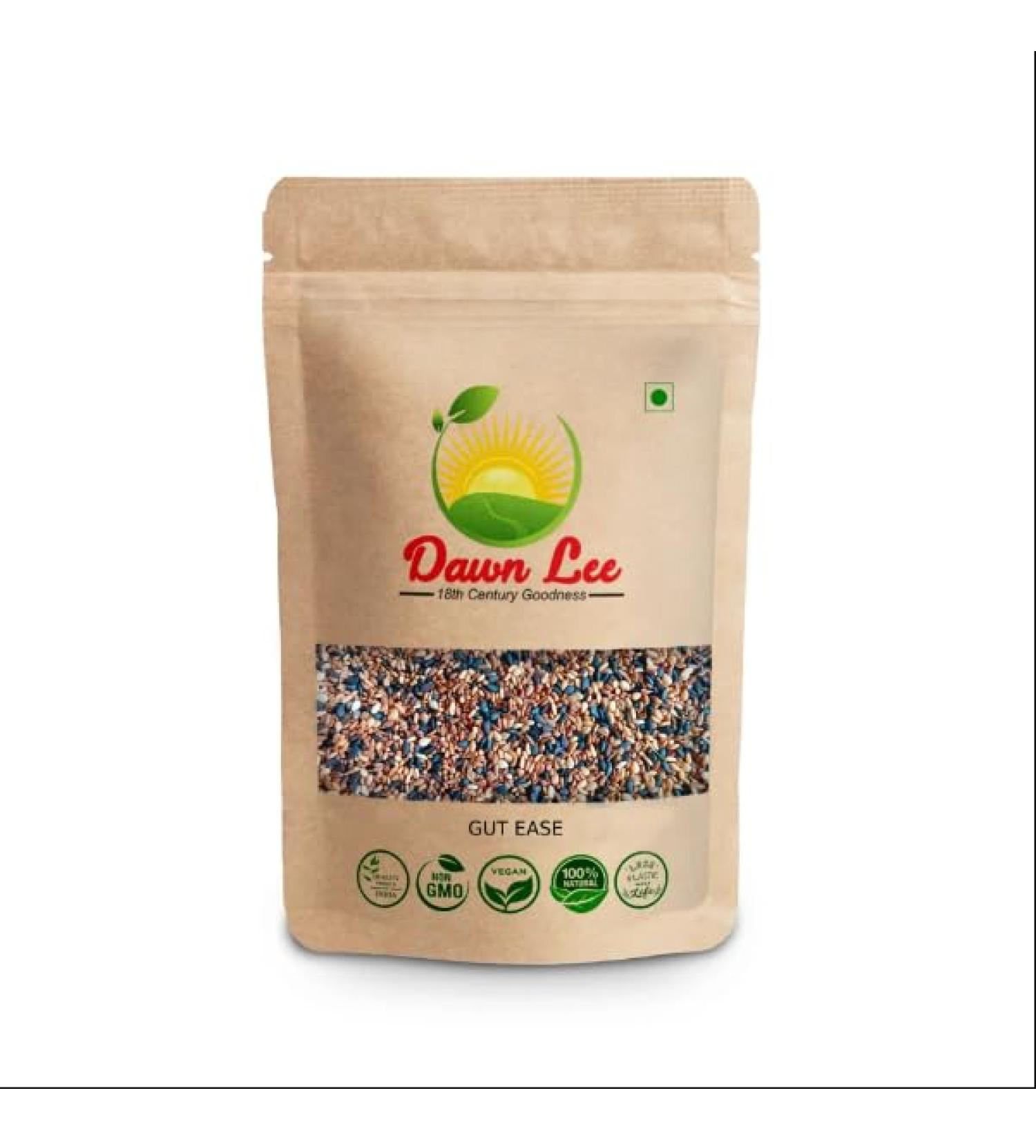 Dawn Lee Gut Ease Lemon Ajwain Carom Seed Mix Mouth Freshener | A Health Marvel Natural Sugar-Free Tailored For Digestion Support Breath Freshener Fennel Seeds- 100 Gram - Buy Online on SooperMarket.com