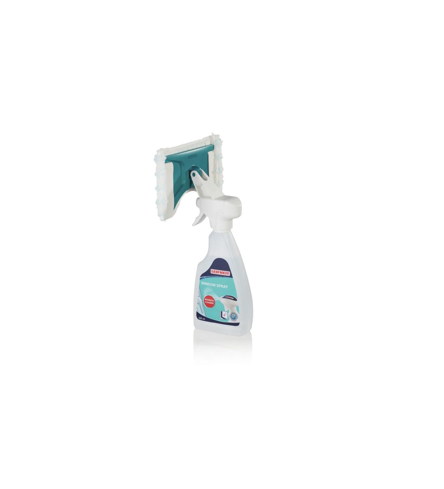 Leifheit Micro Duo Window Spray Cleaner for Spray and Washing Window Cleaner Solution with Flexible Joint and Replaceable Window Cleaner Liquid Leifheit Window Sprayer Window Cleaner Spray with pad
