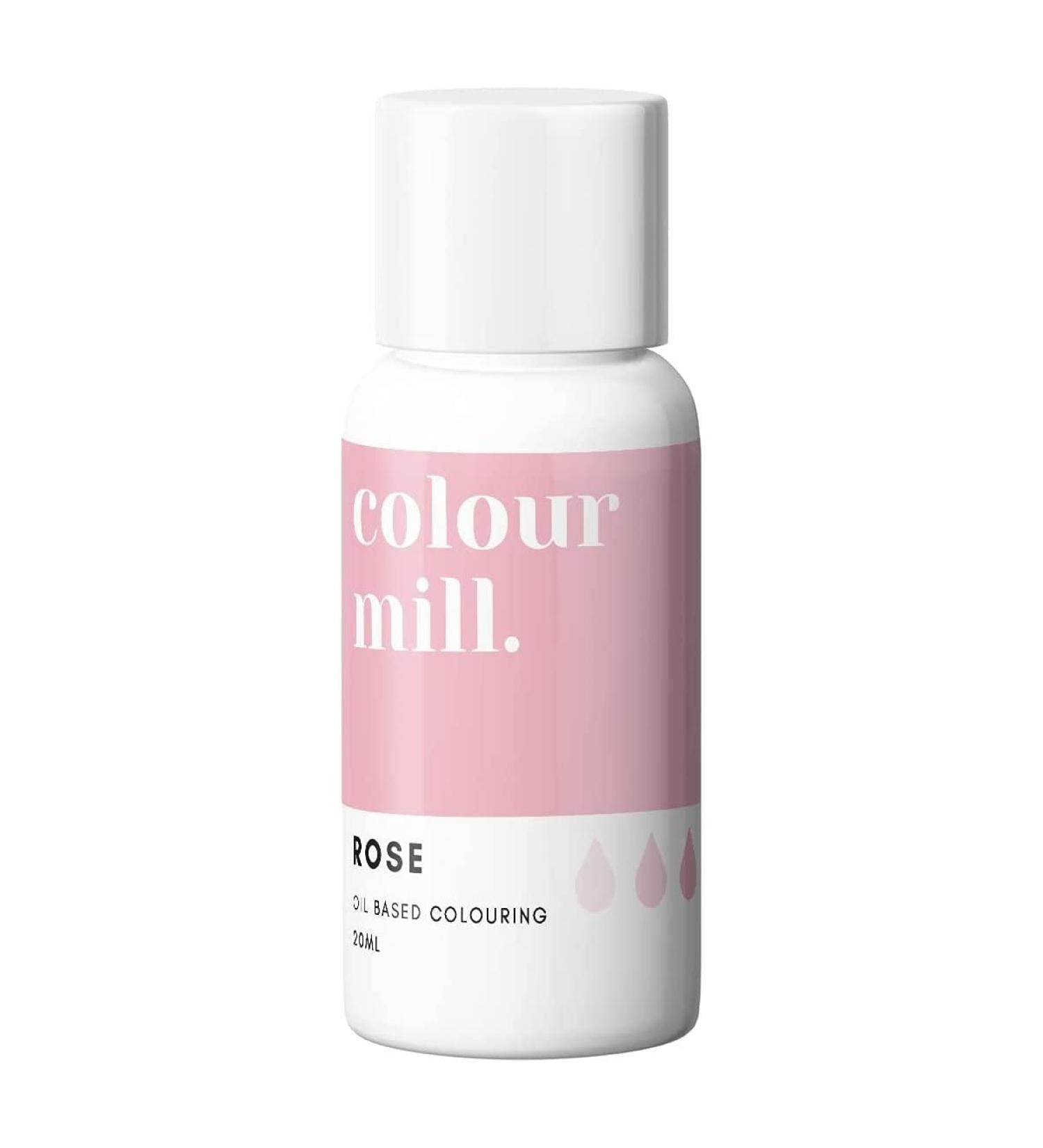 Colour Mill Oil Based Next Genertion Edible Food Paint Colouring for Buttercream Fondant Sugarpaste Icing and Chocolate - Rose 20ml