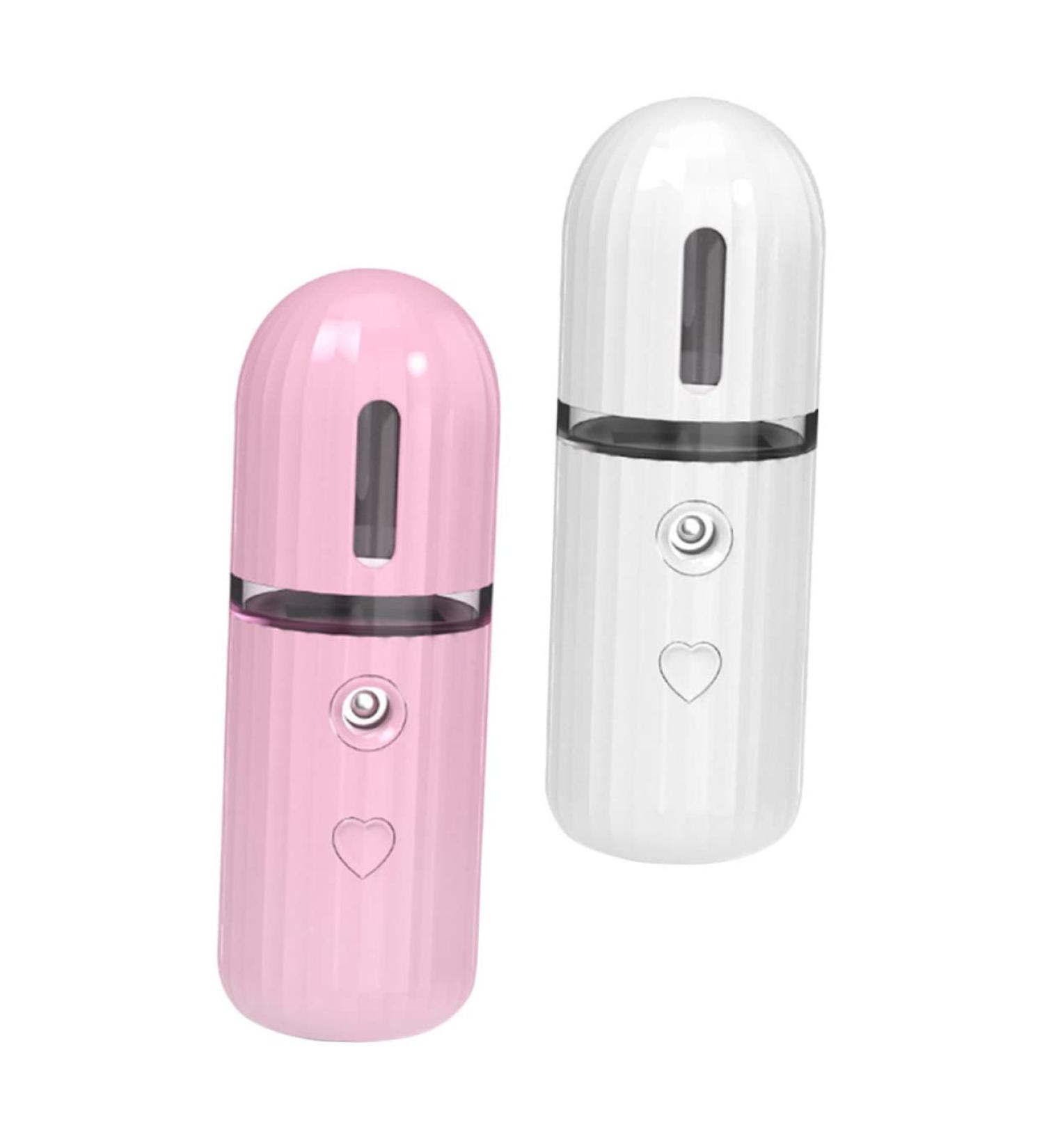 Mikinona 2pcs Moisturizing Sprayer Handheld Sprayer Facial Face Spa Steamer Travel Cosmetic Evaporator Abs - Buy Online on SooperMarket.com
