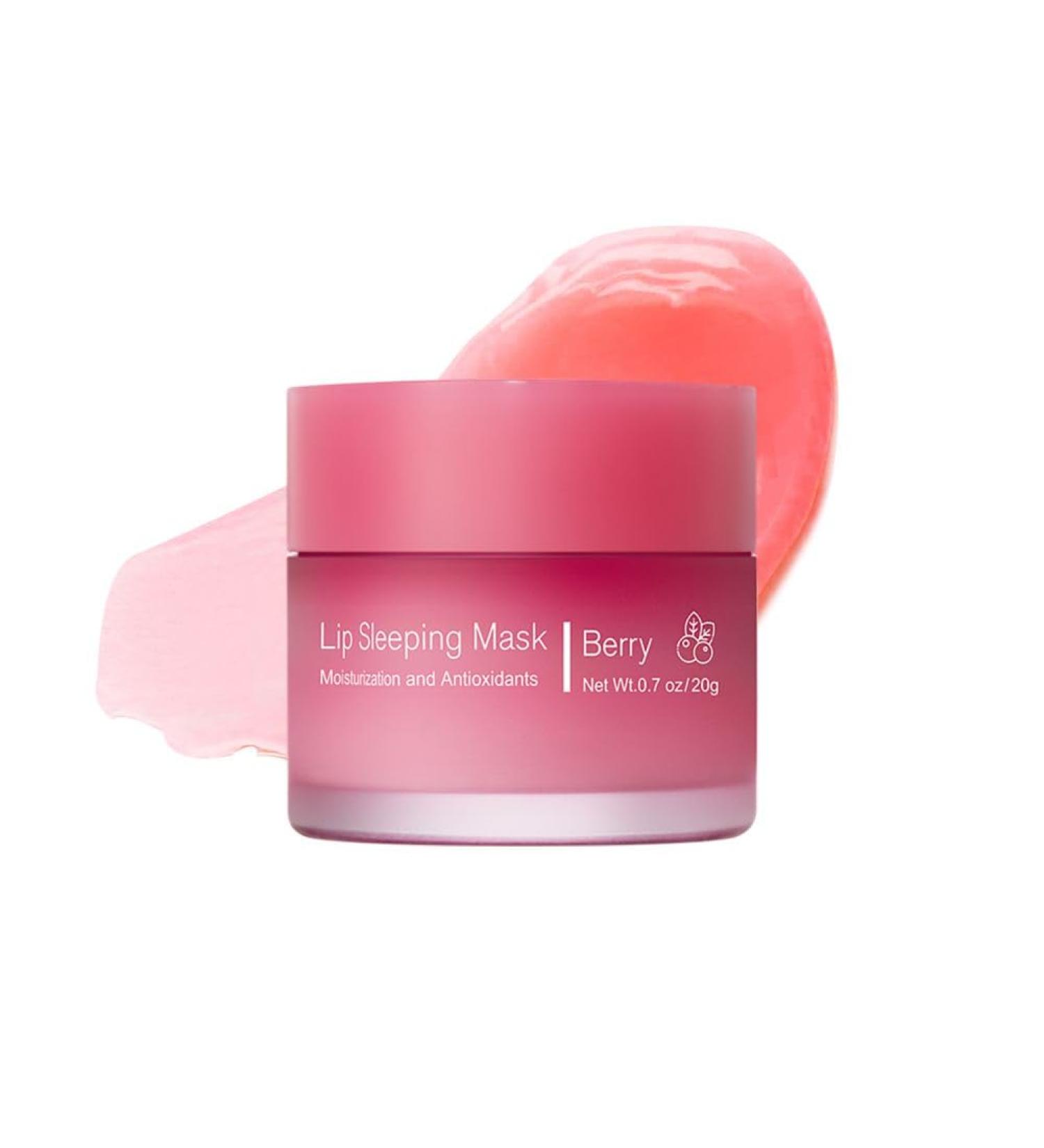Ofanyia Lip Sleeping Mask Reduce Lip Wrinkle Line Day and Night Repair Lip Balm for Dry Chapped Cracked Dry Lips Moisturizing & Hydrating Lip Mask for Women Men (Berry) - Buy Online on SooperMarket.com