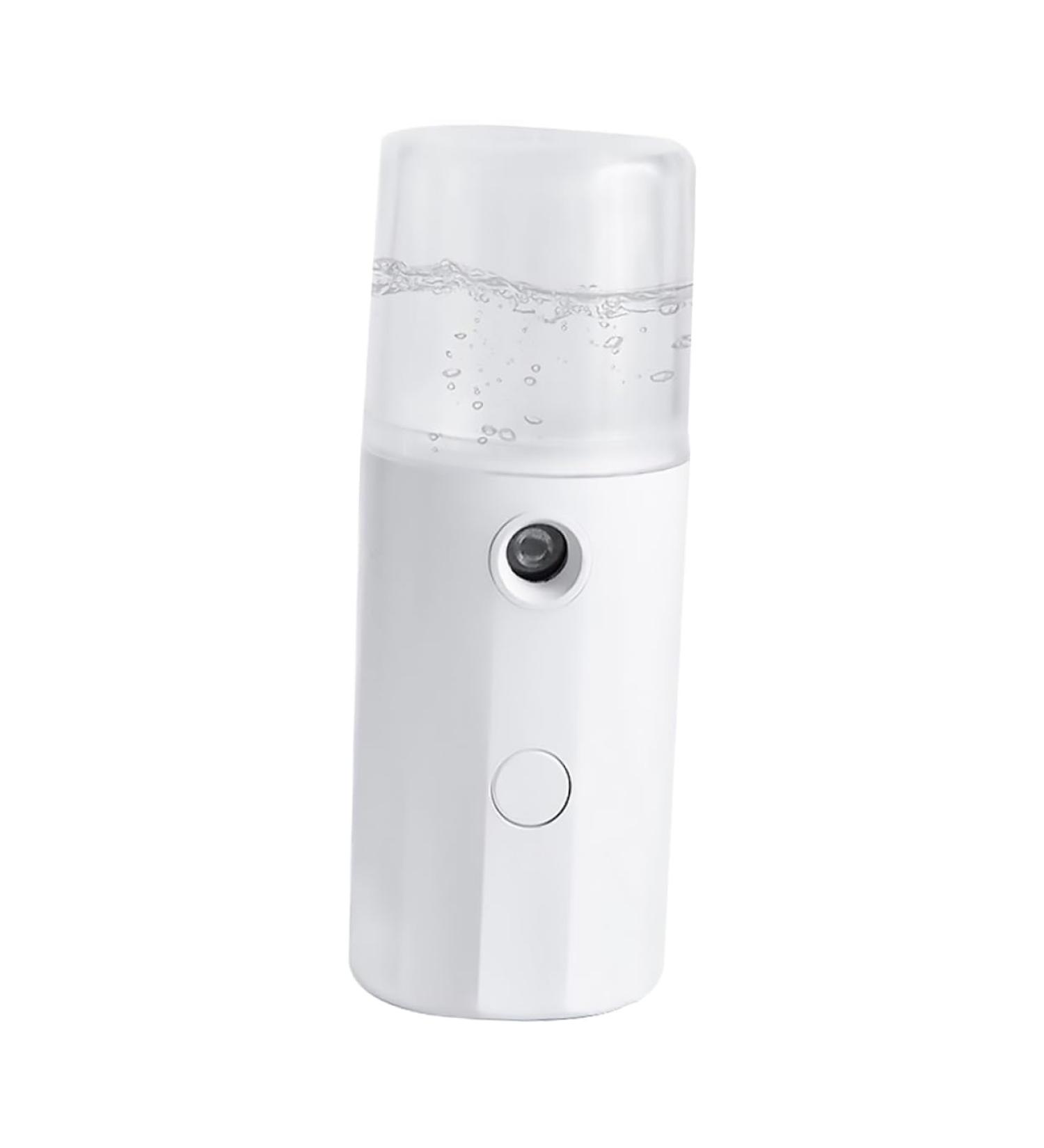 BELLIFFY 1pc Hydrating Instrument Mini Mister Electric Mist Sprayer Face Steamer Cool Facial Mister White Abs - Buy Online on SooperMarket.com