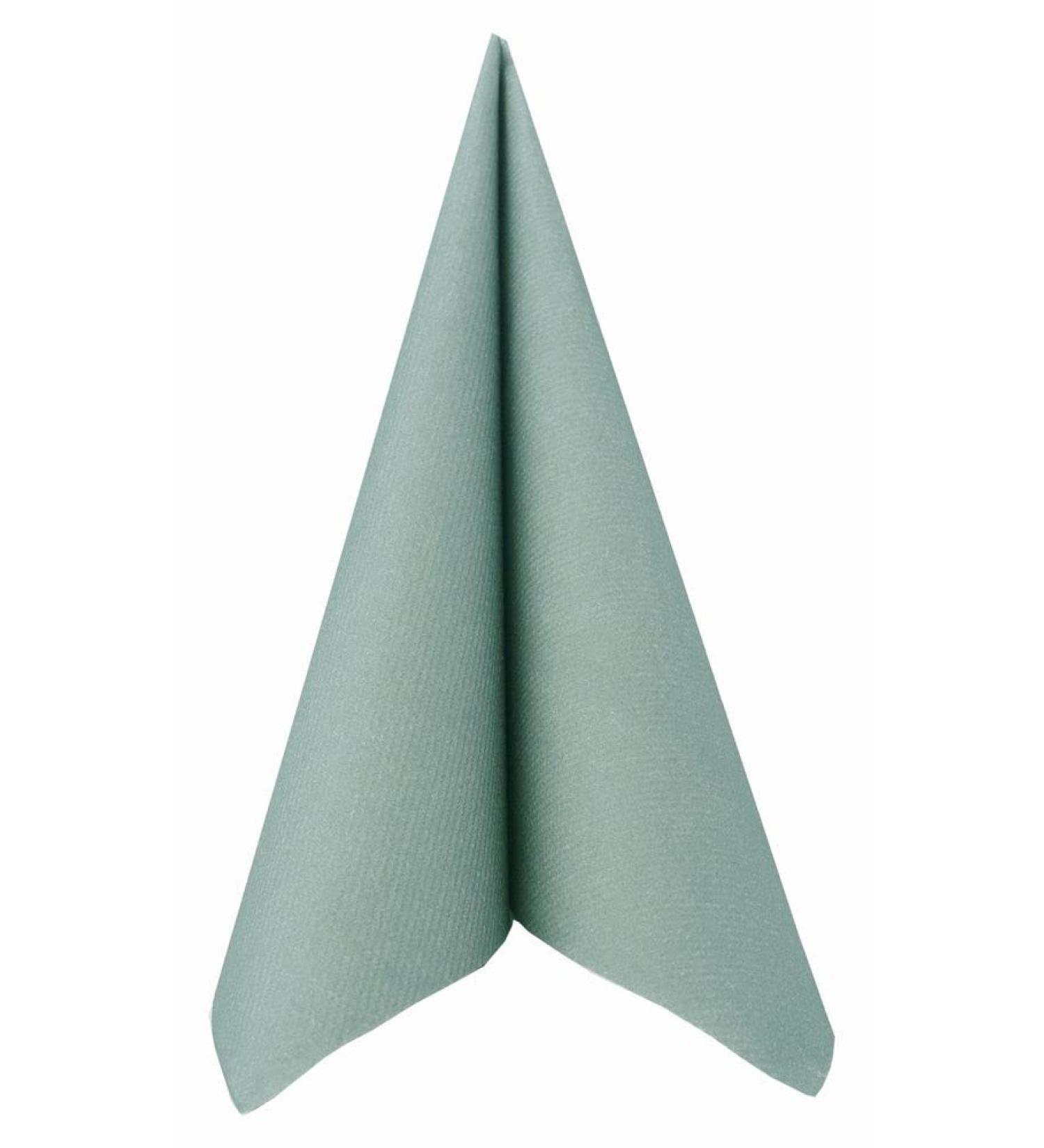 50 APARTina Eucalyptus Green Airlaid Napkins - Fabric-like 33x33 cm | Premium International Shipping - Buy Online on SooperMarket.com