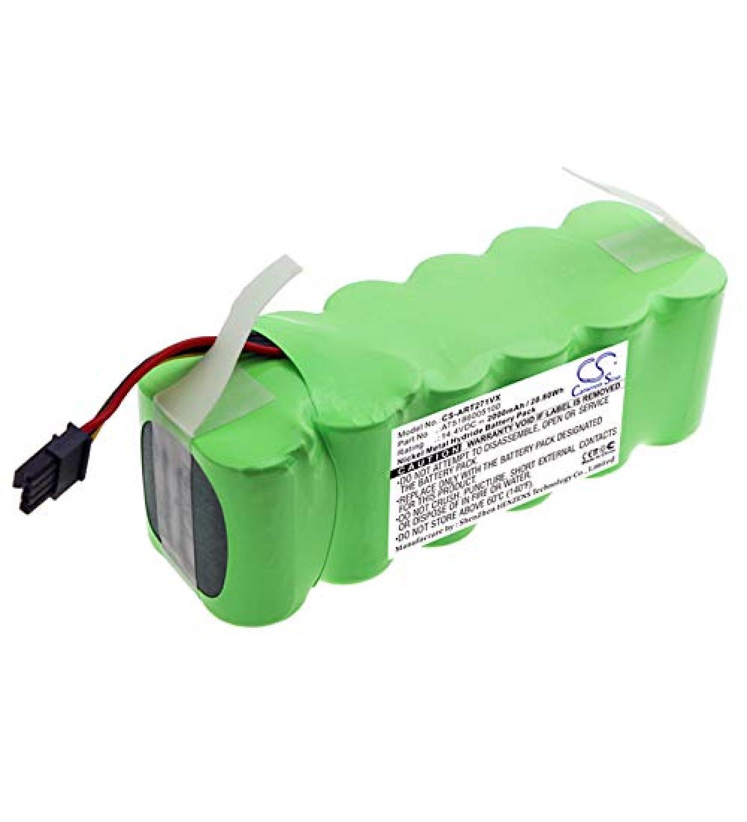 14.4V High-Performance Replacement Battery for Ariete 271200 Series | 2000mAh | International Shipping - Buy Online on SooperMarket.com