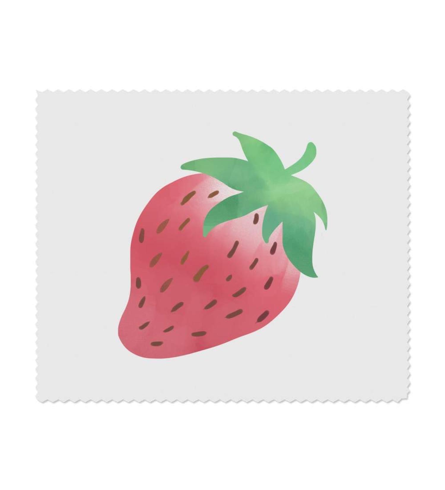 Buy 2 x Strawberry Microfiber Cleaning Cloths - Eco-Friendly & Versatile | International Shipping Available - Buy Online on SooperMarket.com