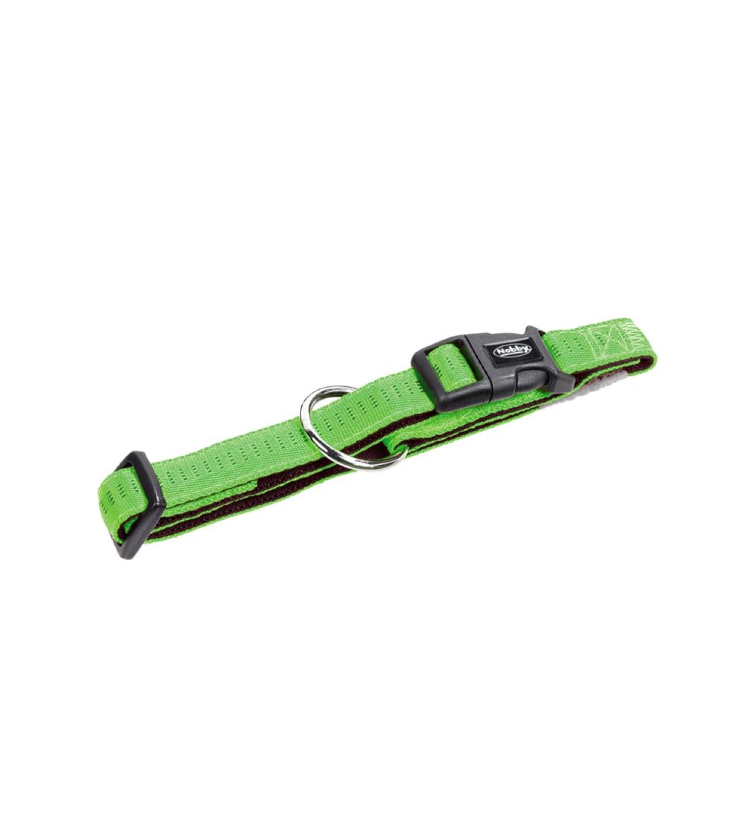 Nobby Soft Grip Collar - Light Green/Brown 40-55 cm 25 mm Width - Premium Quality Pet Accessory for Dogs - Buy Online on SooperMarket.com