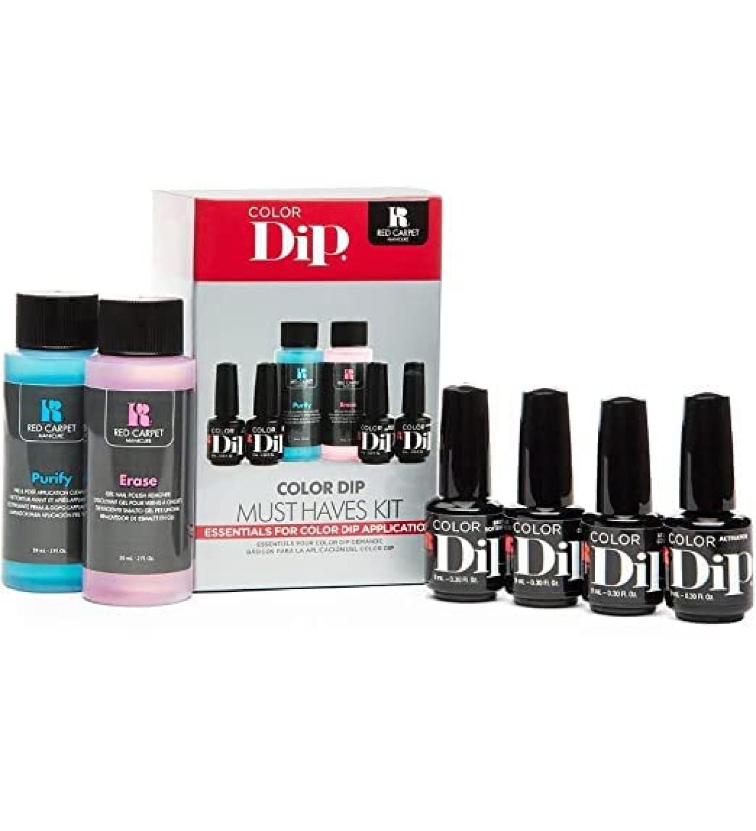 Red Carpet Manicure Color Dip Powder Kits | Essentials for Color Dip Application | 6-Piece Set - Buy Online on SooperMarket.com