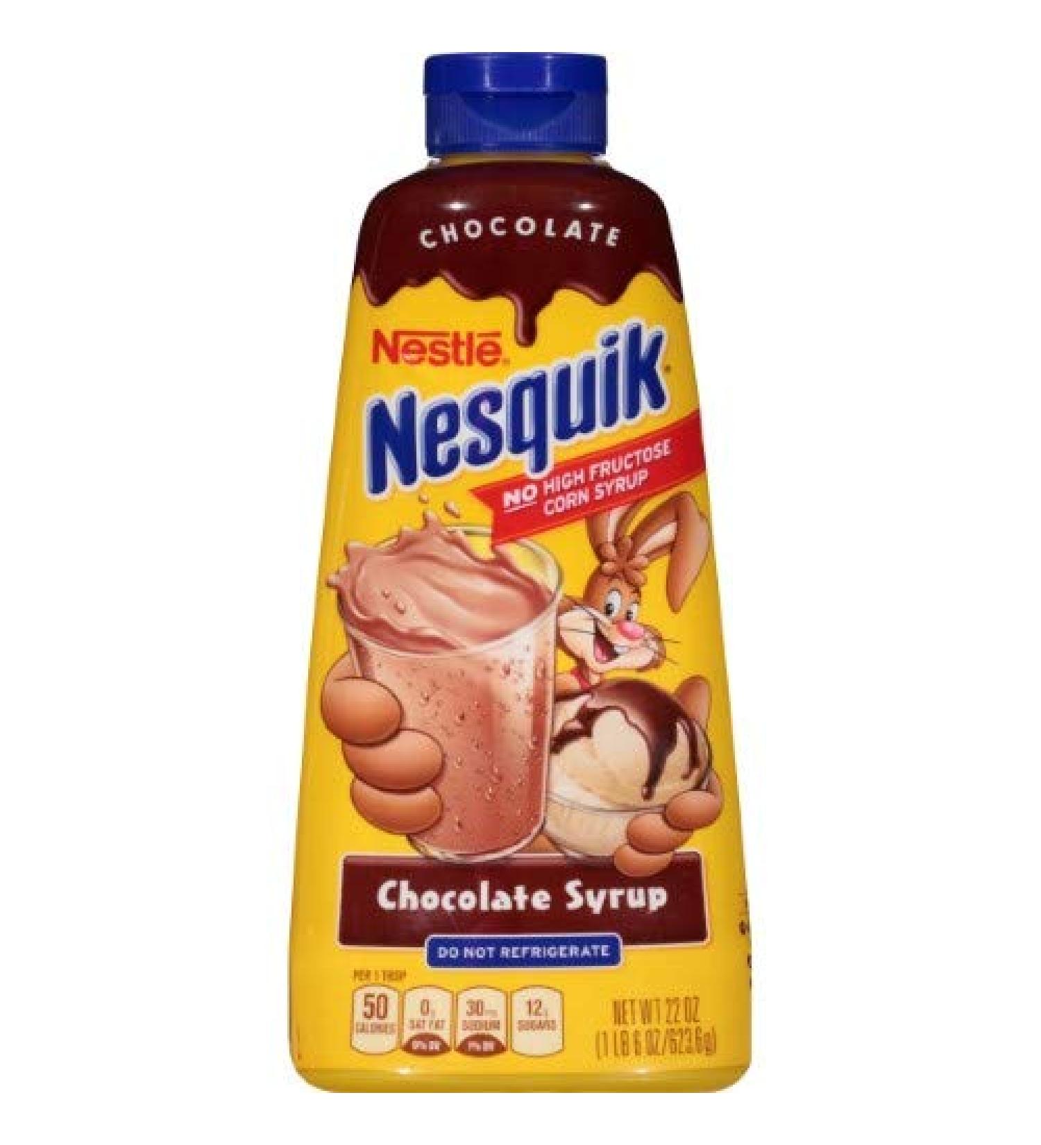 NESTLE NESQUIK Chocolate Flavored Syrup (Pack of 2)