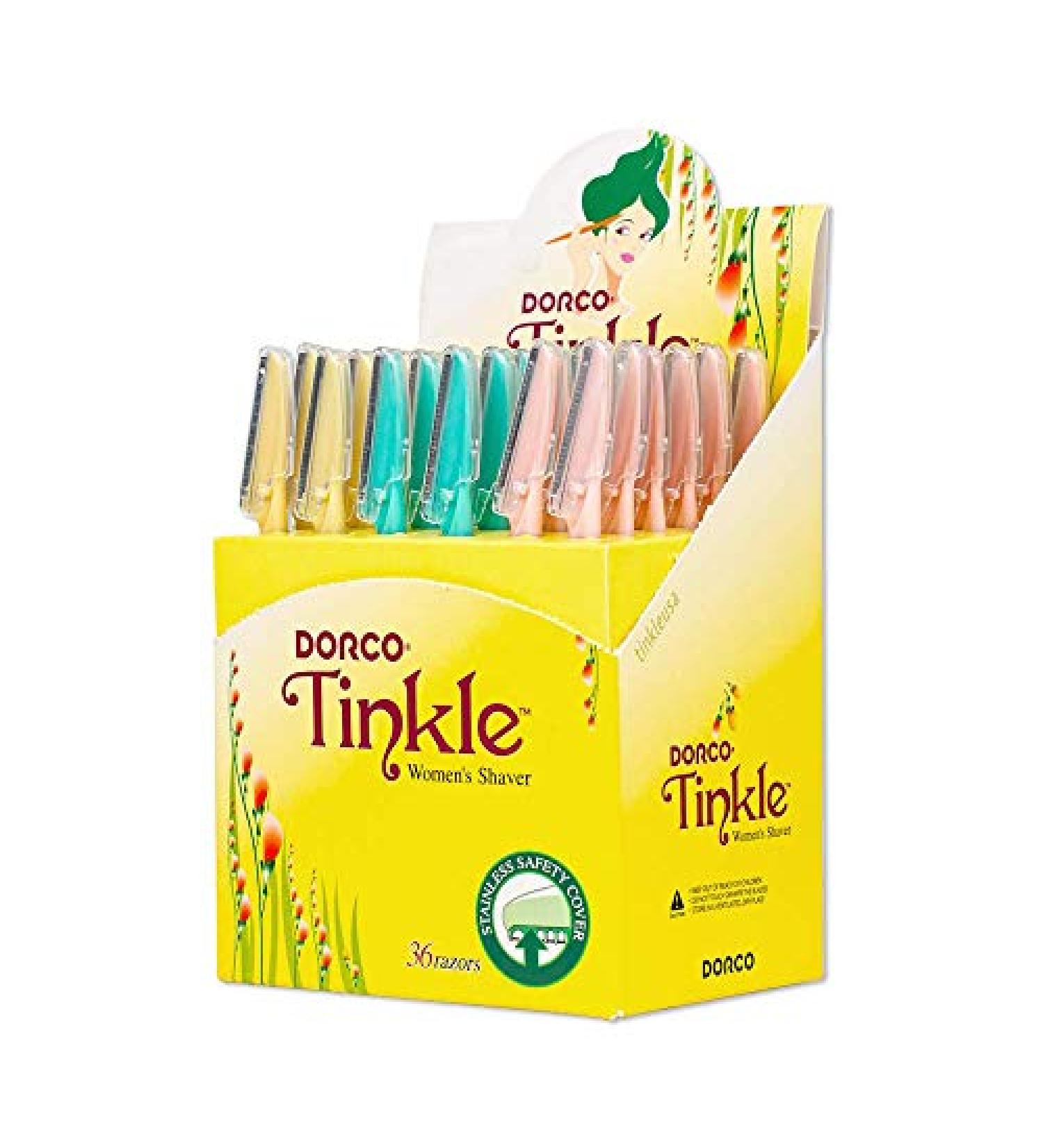 Tinkle Women's Shaver Razors 36-Pack | Dermaplaning Razor Tool for Smooth Skin | Skincare Party Favors - Buy Online on SooperMarket.com