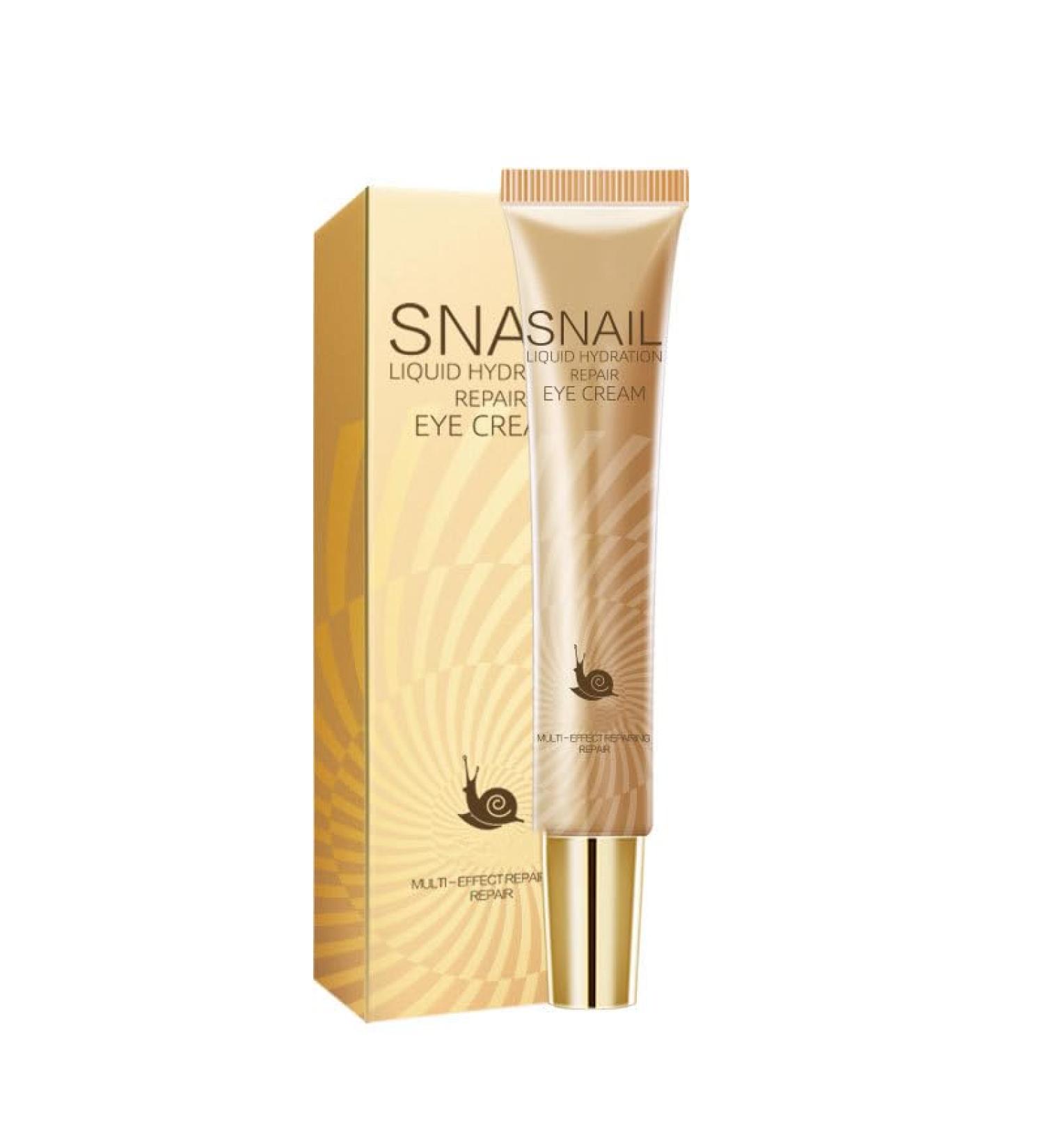 Snail Eye Cream for Anti Aging Anti Wrinkle Eye Cream Reduce Dark Circle Puffiness Natural Snail Mucus Moisturizing Eye Serum Essence