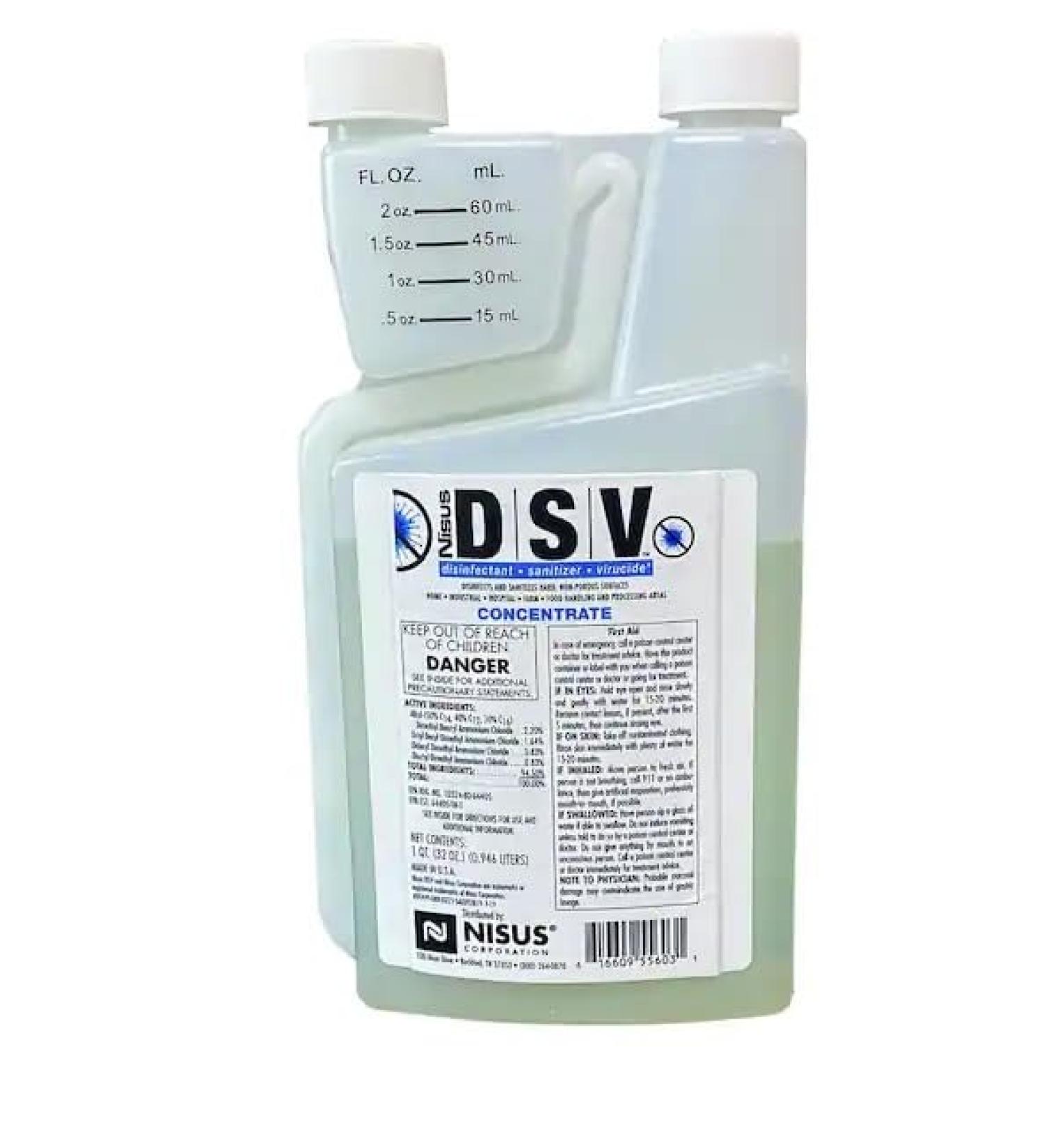 Nisus DSV - Disinfectant Sanitizer Virucide - 32oz