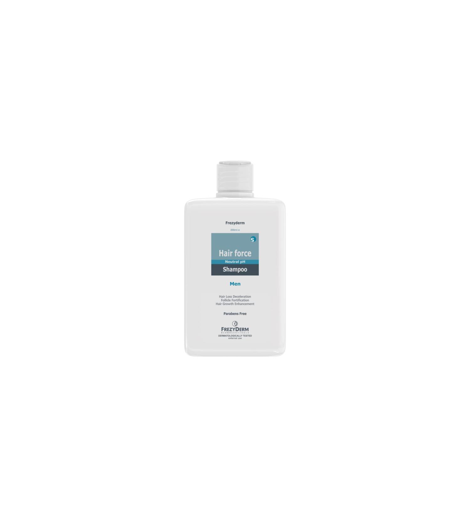 Frezyderm Hair Force Shampoo for Men - Hair Growth Enhancement 200ml | International Shipping Available - Buy Online on SooperMarket.com