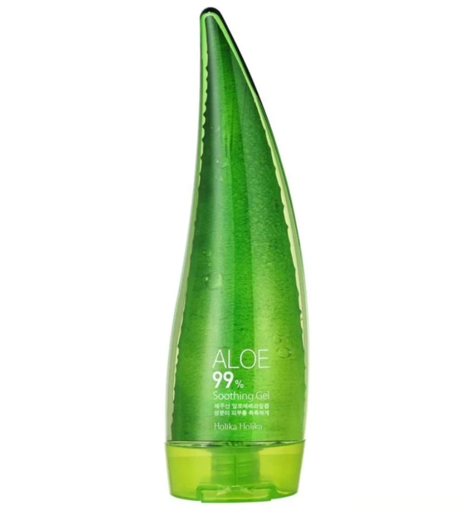 holika holika Aloe 99% soothing gel 55 ml Travel size Aloe Vera 55 ml (pack of 2)