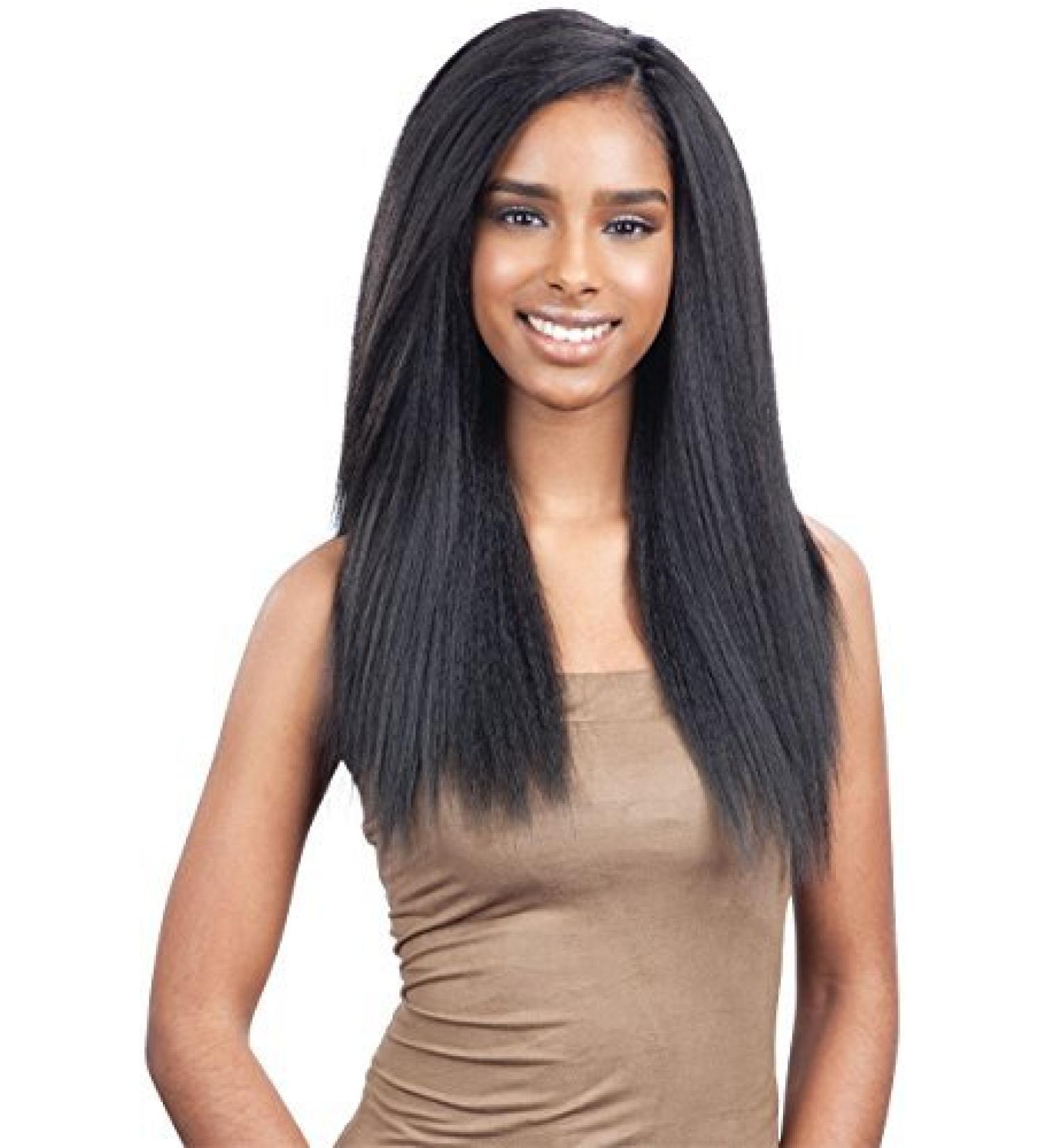 FreeTress Synthetic Hair Crochet Braids 3X Pre-Loop Crochet Yaky 16 (1B)