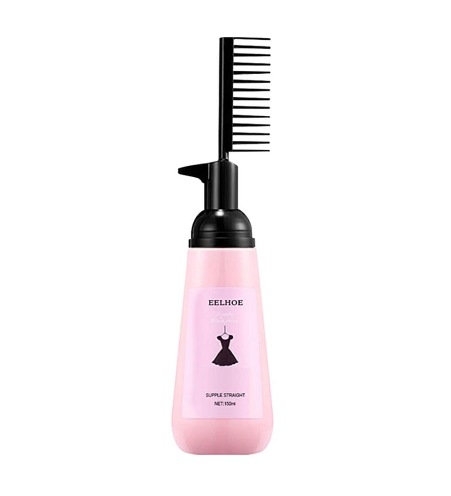 Dajidafu Universal Curly Hair Straightening Cream with Brush Smoothing Hair-styling Nourishing Beauty Accessory for Professional - Buy Online on SooperMarket.com