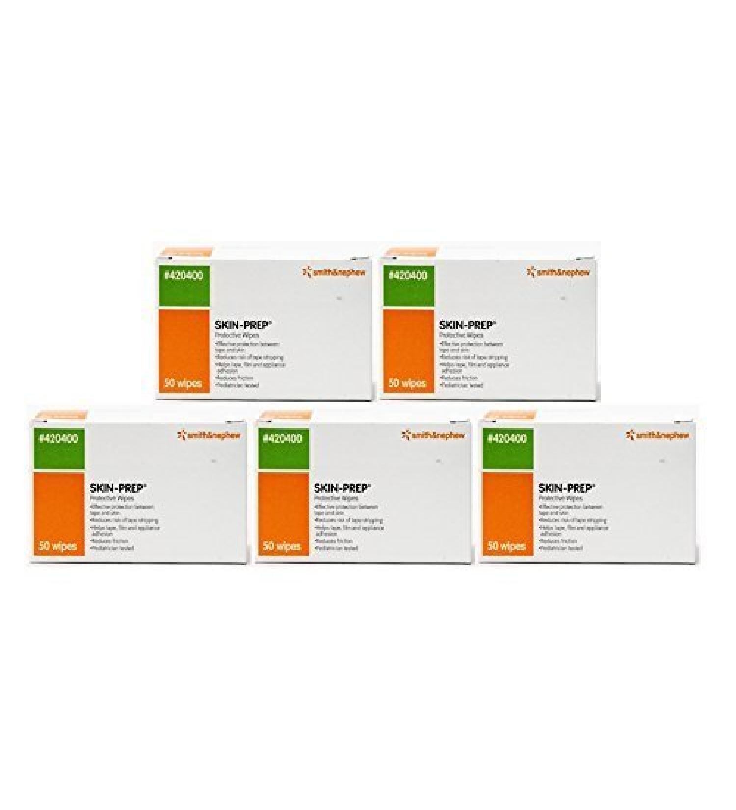 Smith & Nephew SKIN PREP Protective Wipes 5 boxes 250 pc.