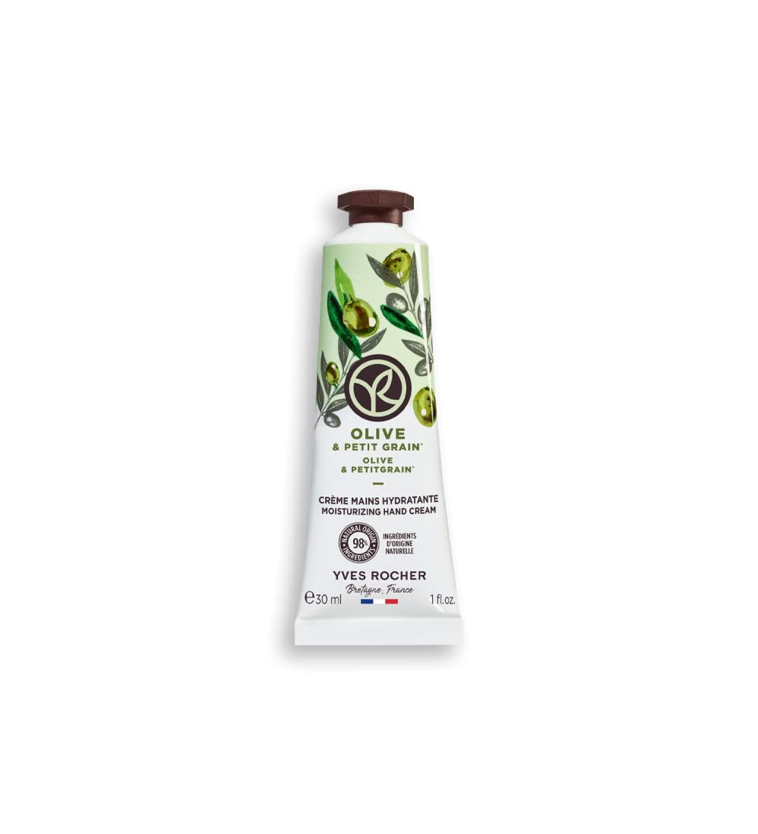 Grehge PLAISIRS NATURE Olive Petitgrain Hand Cream Moisturising 30ml Tube for Soft Hands | International Shipping Available - Buy Online on SooperMarket.com