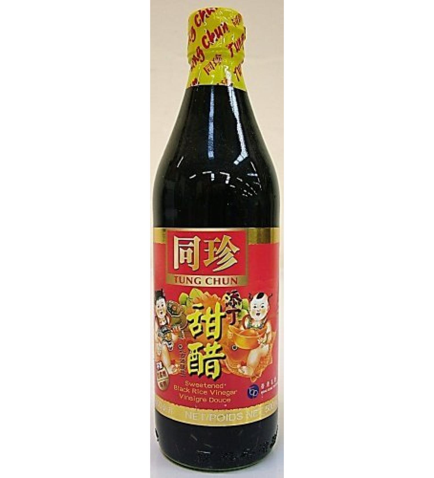 Tung Chun Sweetened Black Rice Vinegar 500ml (600g)