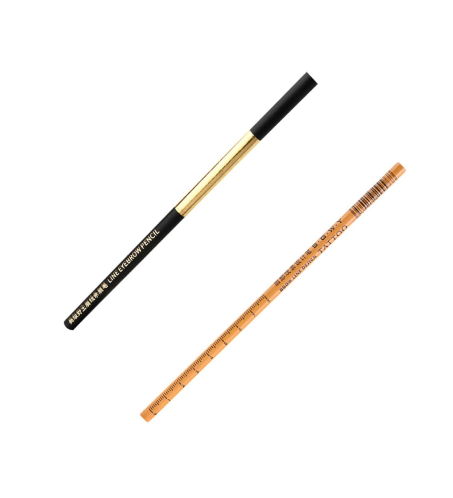 BELLIFFY 2pcs Eyebrow Pencil Waterproof Eyebrow Pen Makeup Pens Eyebrow Makeup Pencils Brow Pencils Wooden - Buy Online on SooperMarket.com