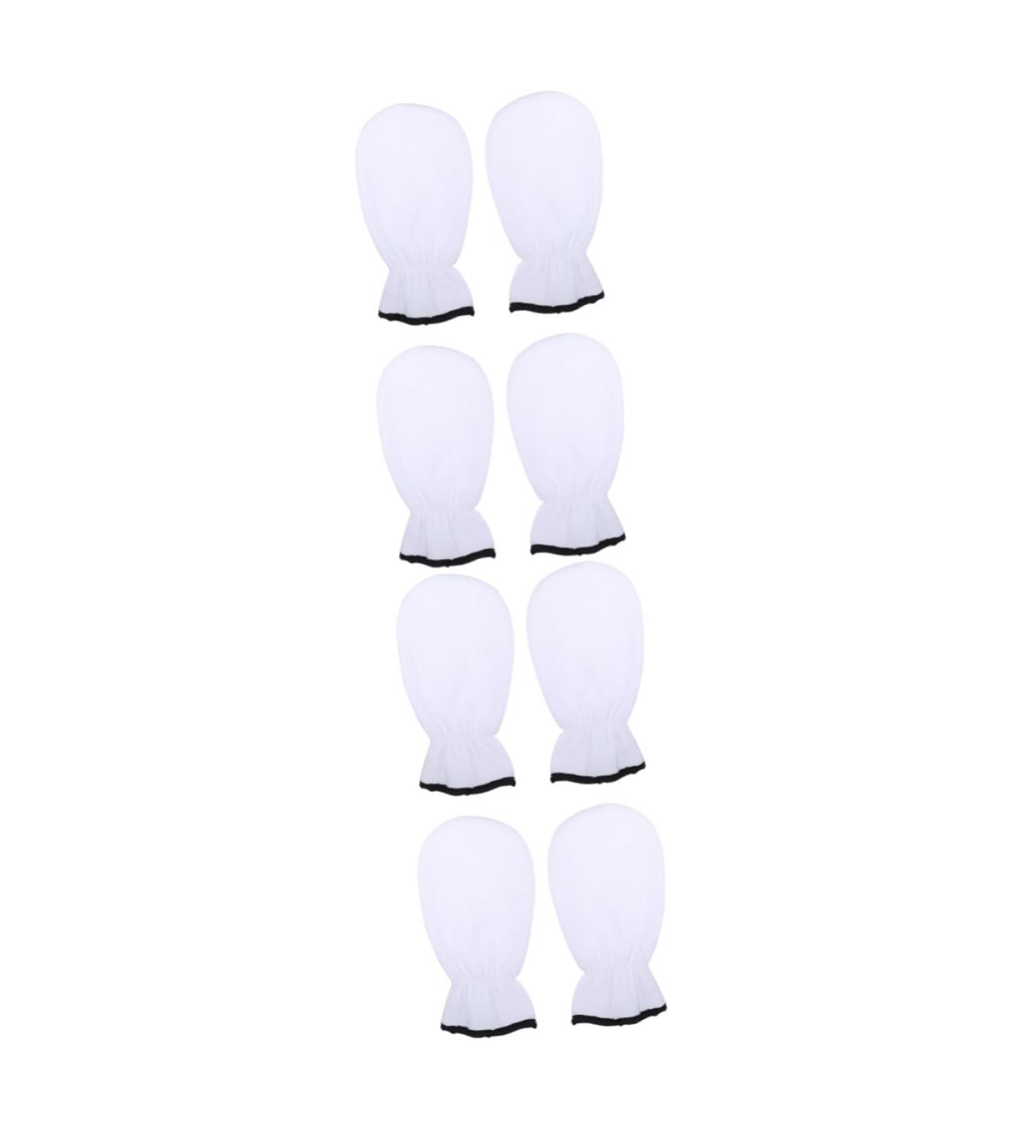 FOMIYES 4 Pairs Maintenance Care Gloves Mittens for Women Wax Spa Hand Cover Paraffin Heated Spa Mittens Paraffin Heated Hand Spa Mittens Hand Gloves Flannel Sock Essential Oil Work White - Buy Online on SooperMarket.com