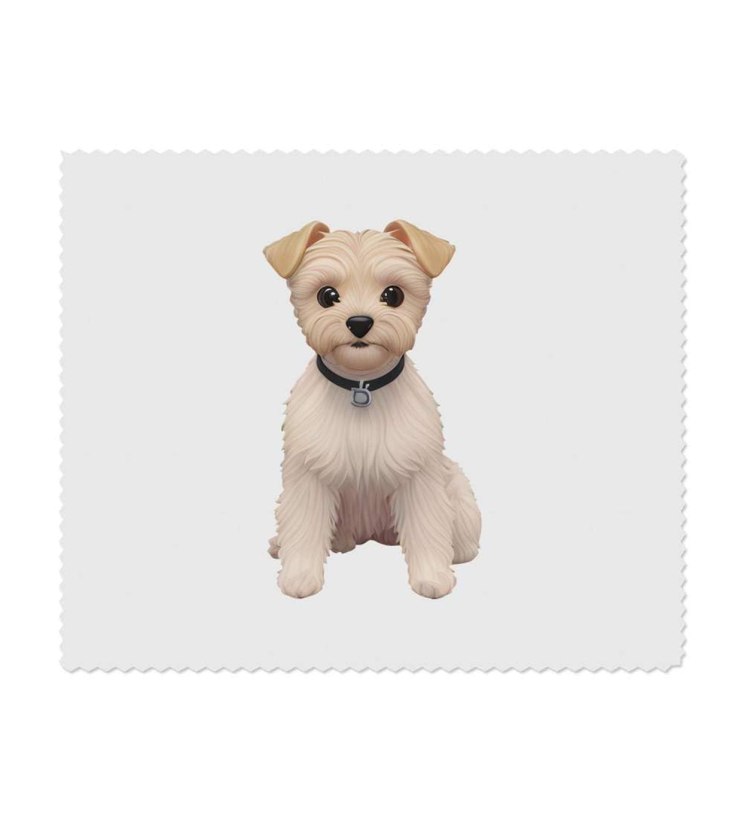 2 x Terrier Dog Microfiber Cleaning Cloths - Durable Soft & Eco-Friendly | Perfect for Home & Travel - Buy Online on SooperMarket.com