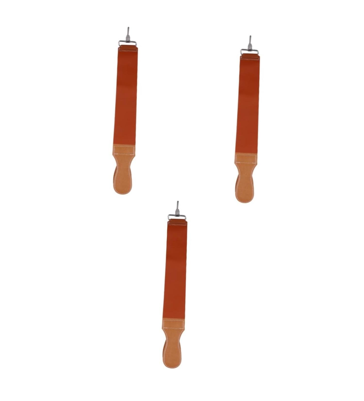 Beavorty 3-Pack Knessers Ch rf Razor Strap - Premium Leather & Sailing Towel - Double Layer Cowhide Hairdressing Tool for Precision Shaving - Buy Online on SooperMarket.com