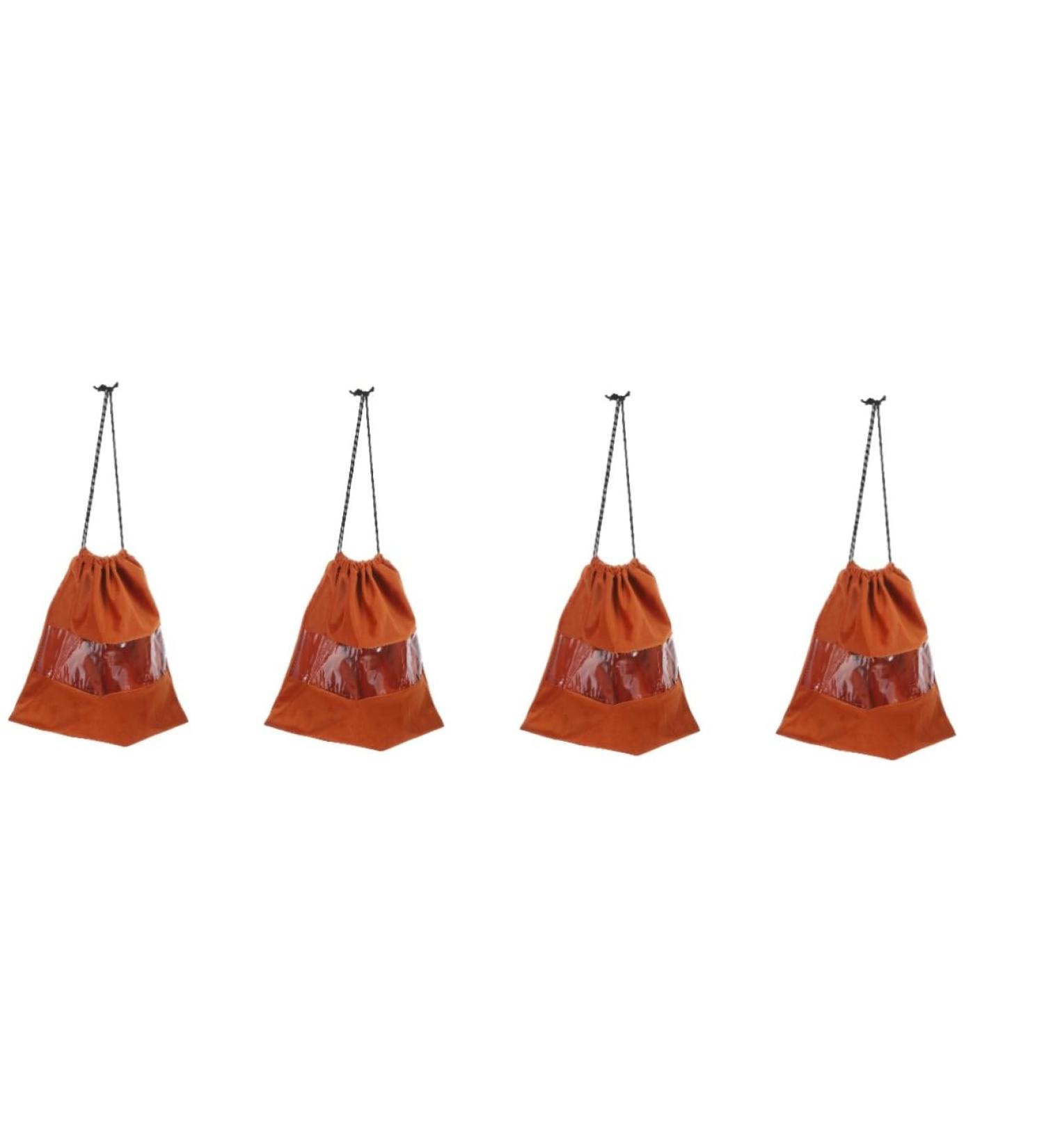 Baluue 4pcs Hair Dryer Storage Bag Travel Blow Dryer Drawstring Storage Bags Drawstring Pouch Coffee Suede - Buy Online on SooperMarket.com
