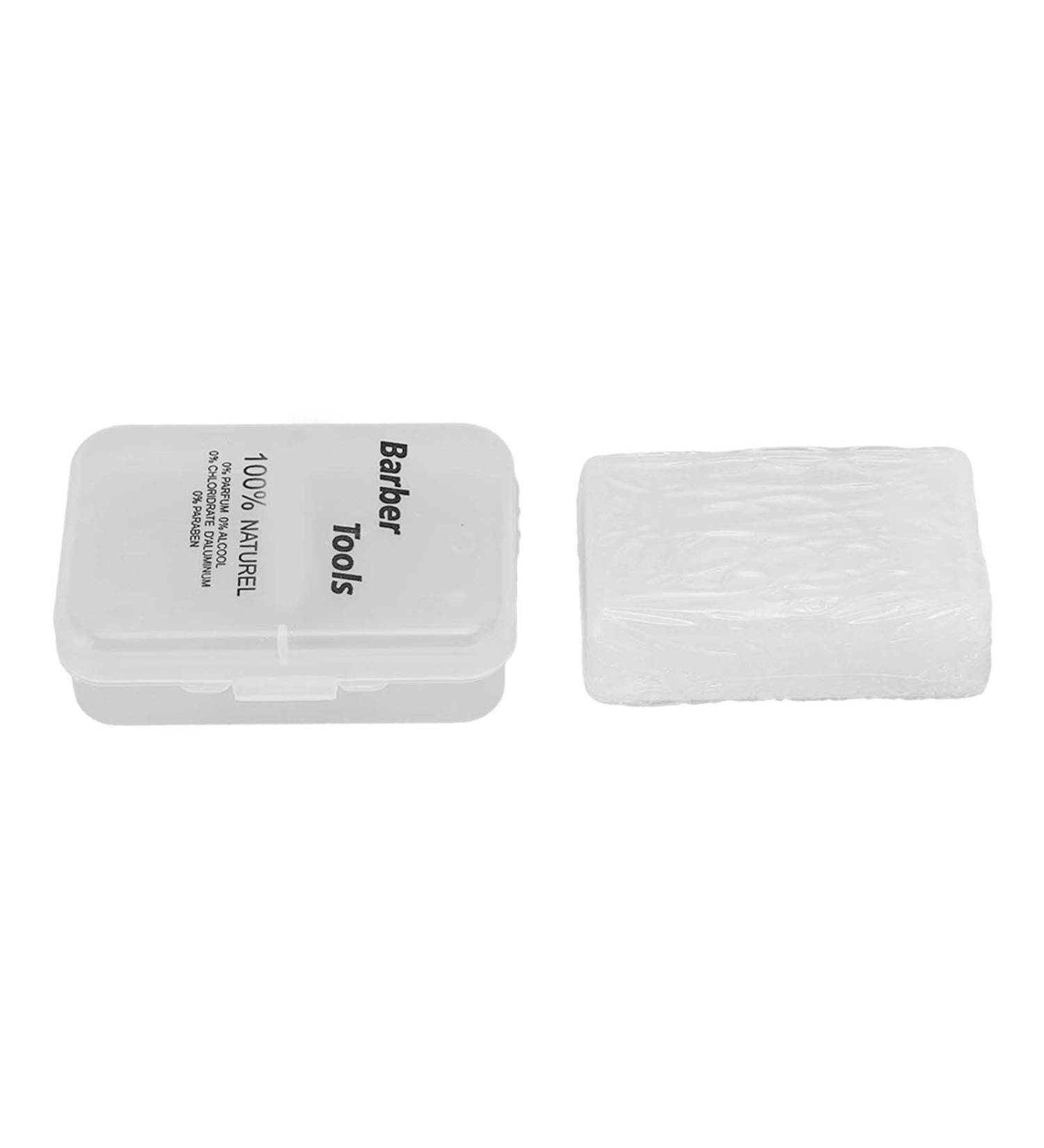After Shave Alum Block - Portable Skin Soothing Post Shave Stone for Men | Home & Travel Use - Buy Online on SooperMarket.com