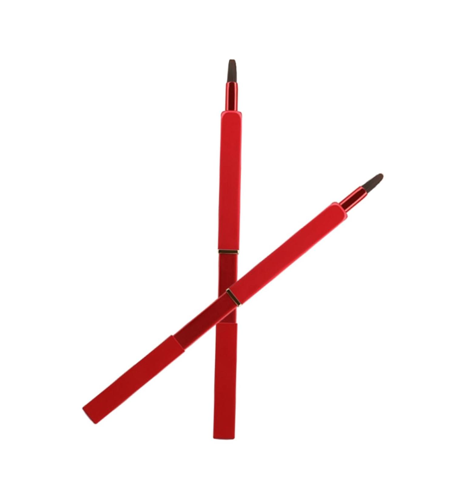 Travel Lip Brush makeup tool kit Makeup Brush Tool lipstick applicator Lip Gloss Makeup Lip Brush Lipstick Brush travel makeup brush handy lip brush make up blush 9.3*1cm Red - Buy Online on SooperMarket.com